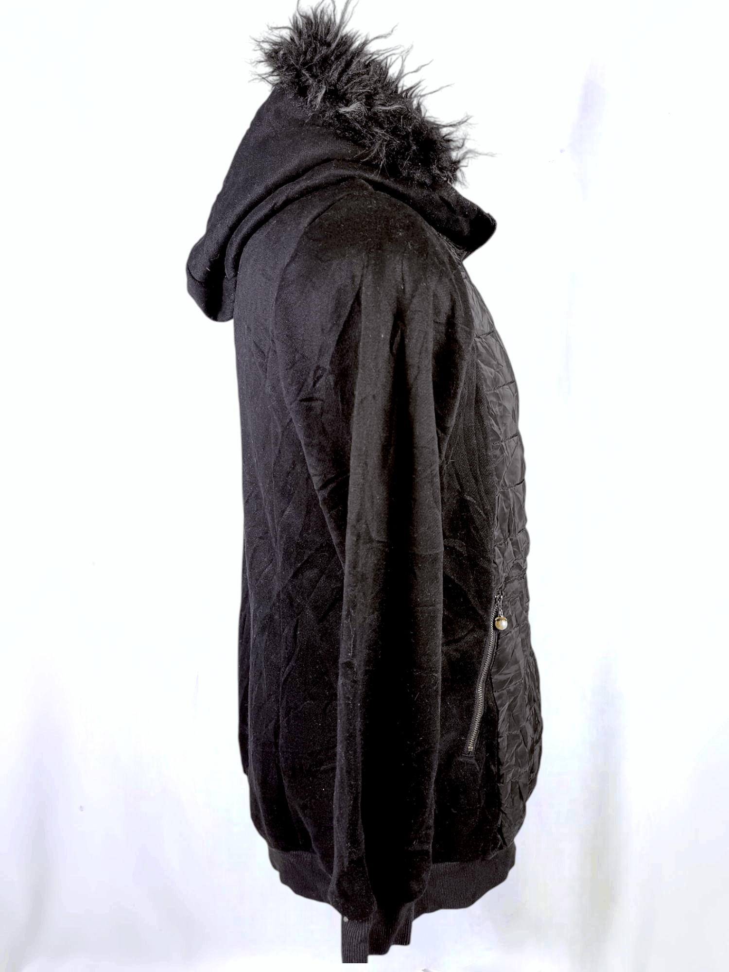 Other Crazy Black Half Zipper Fur Hoodie Lgb Style Size US L / EU 52-54 / 3 - 2 Thumbnail
