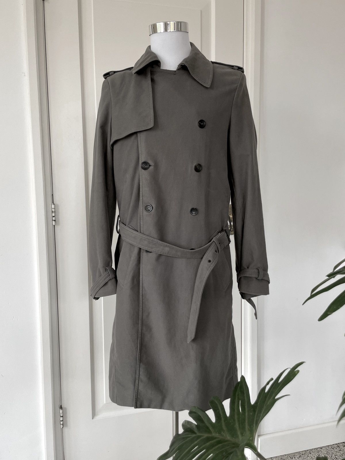 MCQ - Matte Grey Trenchcoat