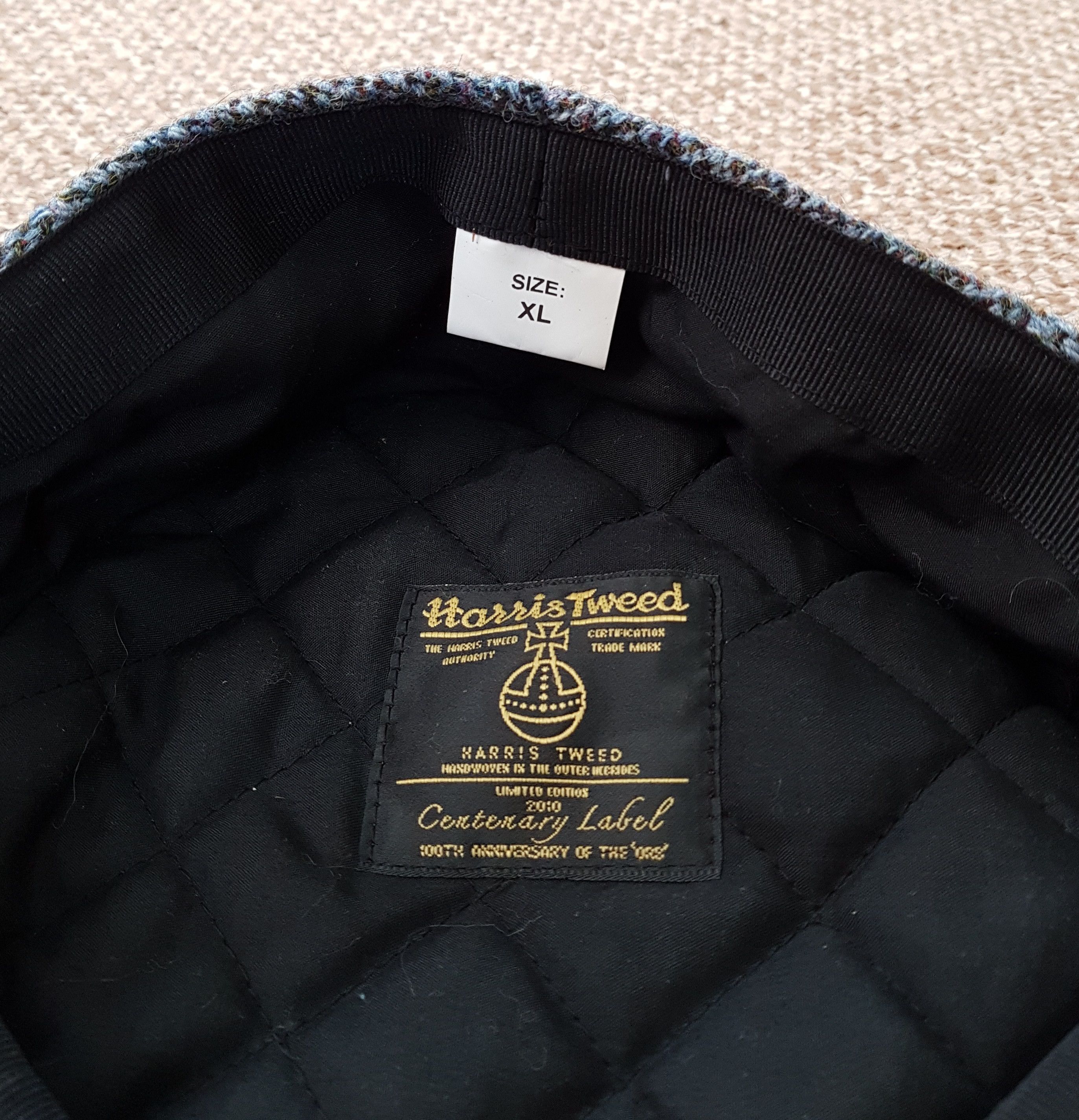 Harris Tweed Harris Tweed Peaky Blinders Centenary Label Wool Hat Cap Size 40 - 7 Thumbnail