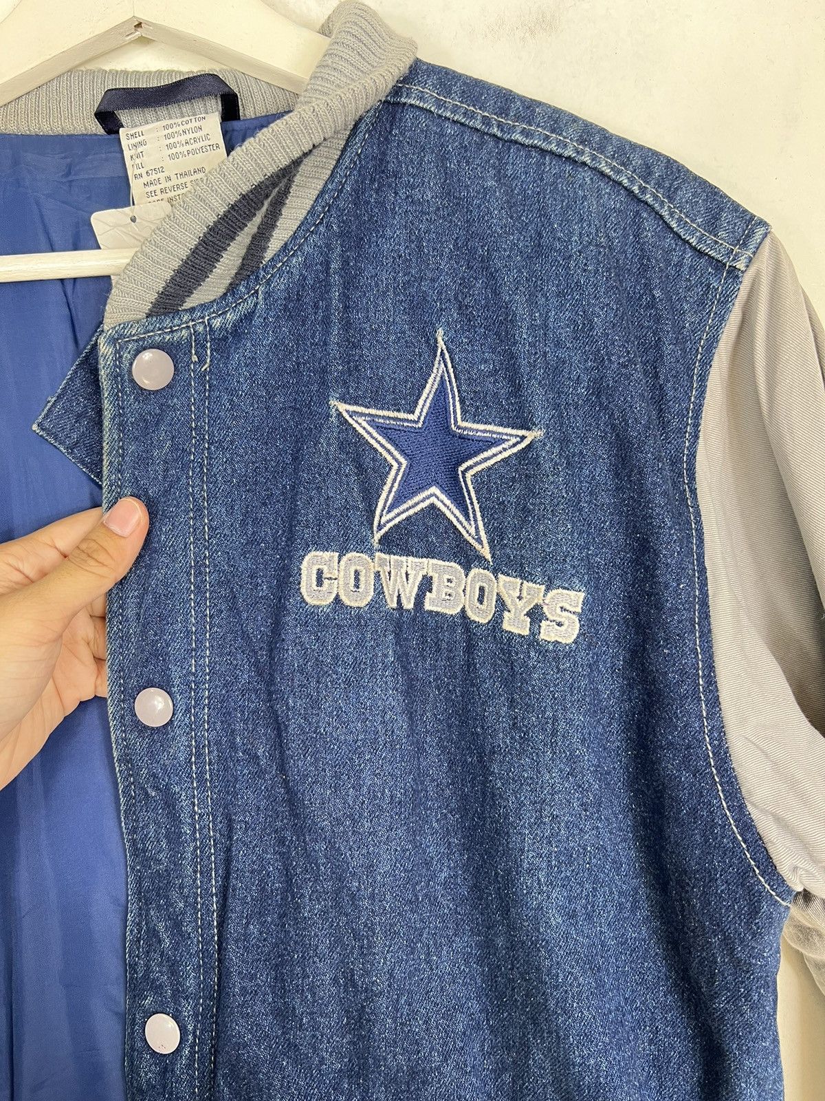 Vintage 🔥 VINTAGE COWBOY STADIUM BOMBER JACKET Size US L / EU 52-54 / 3 - 13 Thumbnail