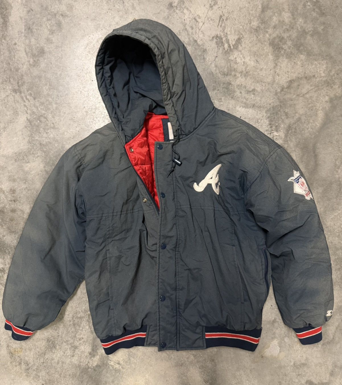 Other Vintage 90s Atlanta Braves Starter Jacket Size US S / EU 44-46 / 1 - 1 Thumbnail