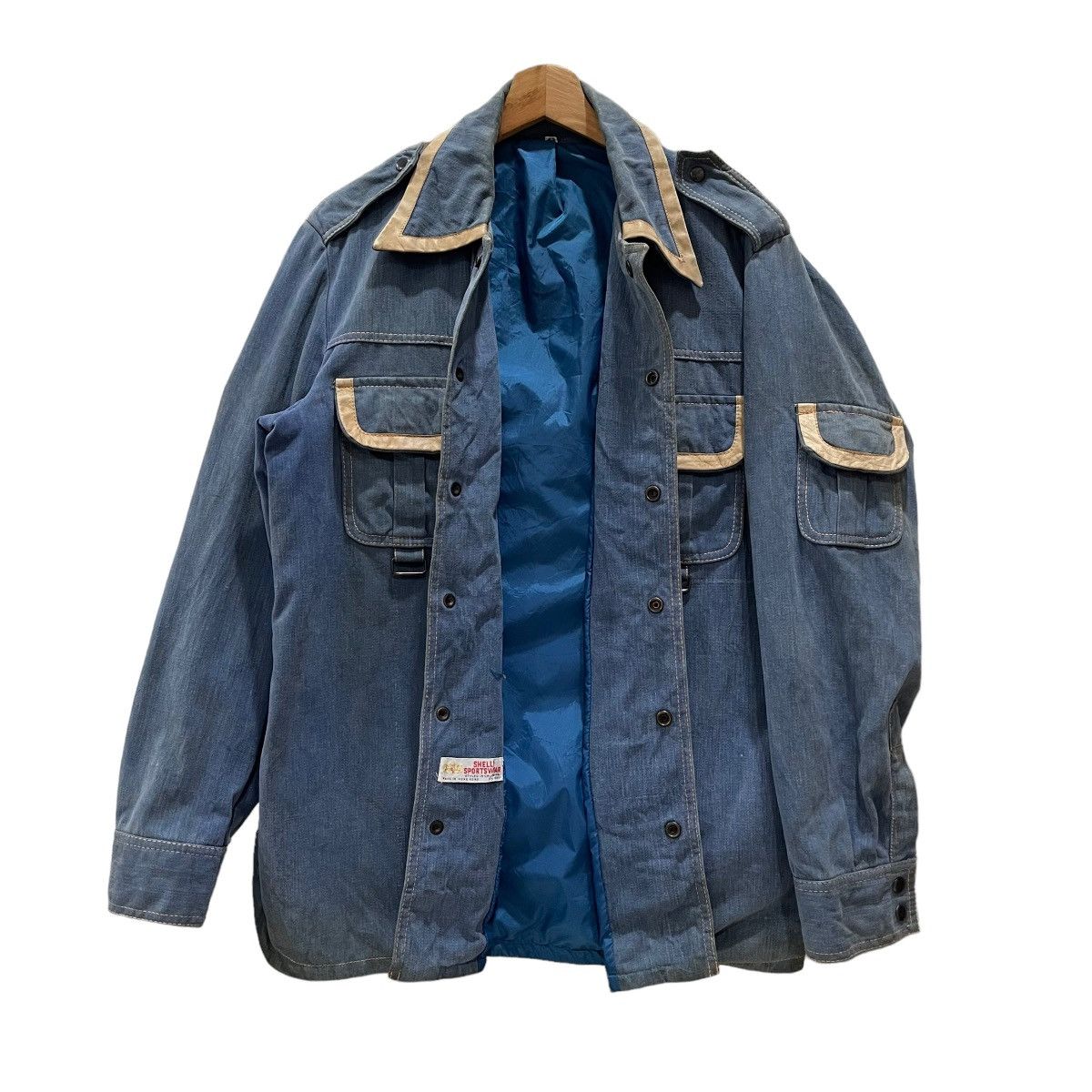Cowboy Equipment × Vintage Vintage 80s Shelly Sportswear Western Style Denim Jacket Size US M / EU 48-50 / 2 - 8 Thumbnail