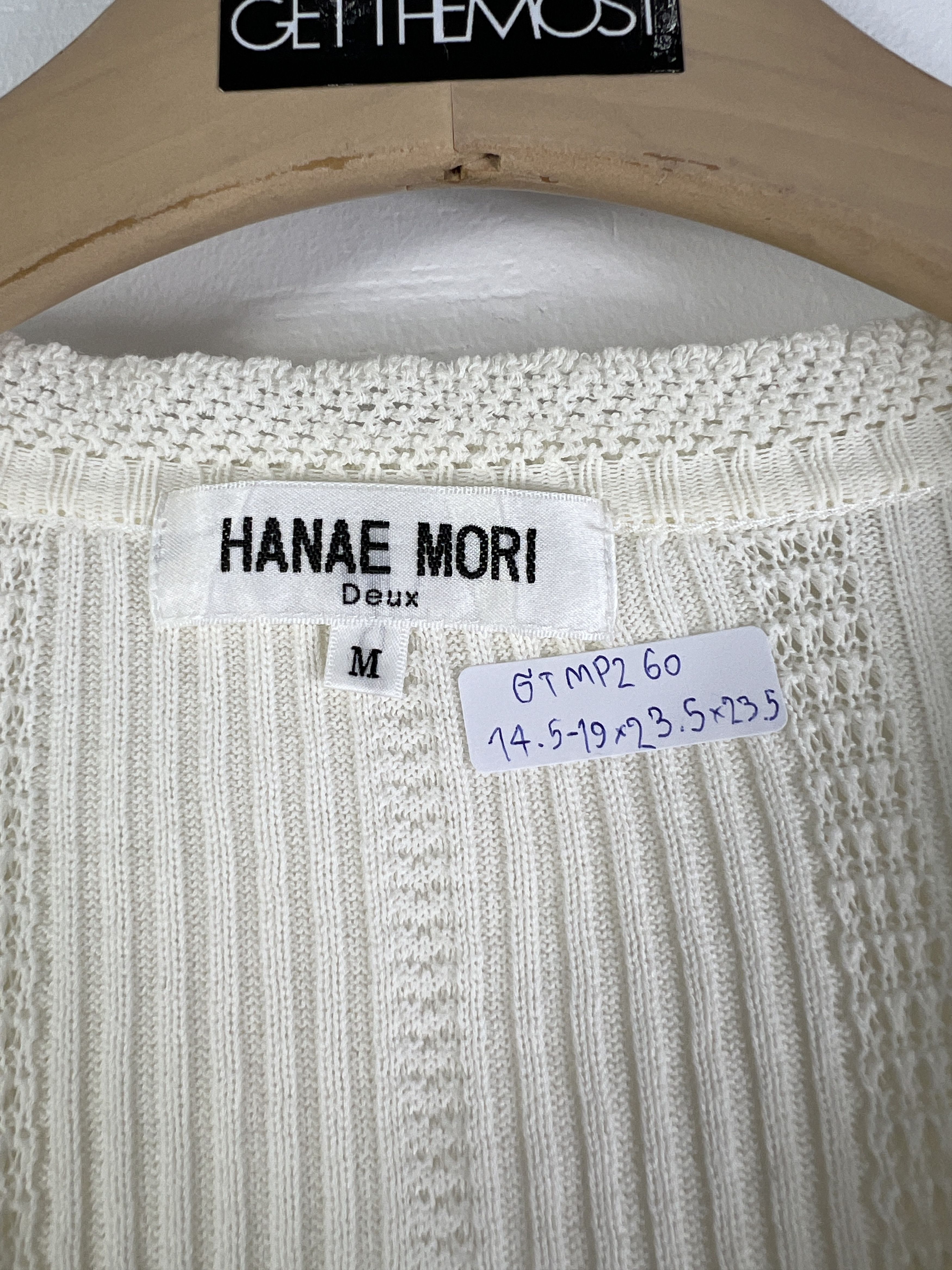 Hanae Mori Hanae Mori Deux Knit Cardigan (M) GTMP260 Size M / US 6-8 / IT 42-44 - 2 Thumbnail