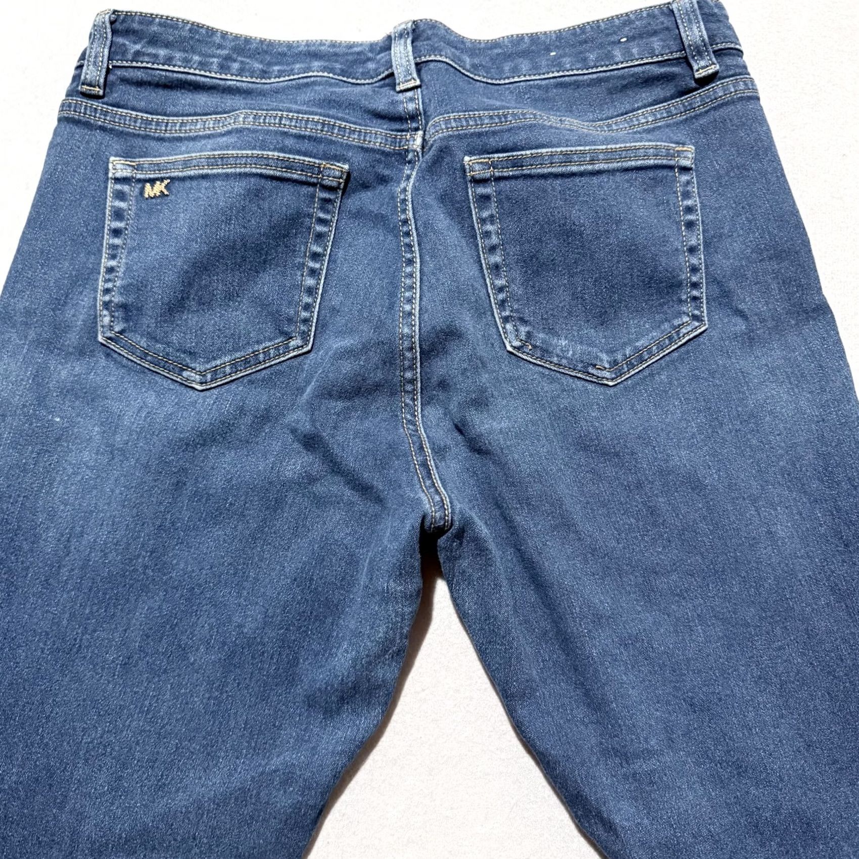 Michael Kors Michael Kors Izzy Skinny Jeans Women Blue Denim Mid-Rise Pockets Slim Fit 10 Size 32" / US 10 / IT 46 - 3 Thumbnail