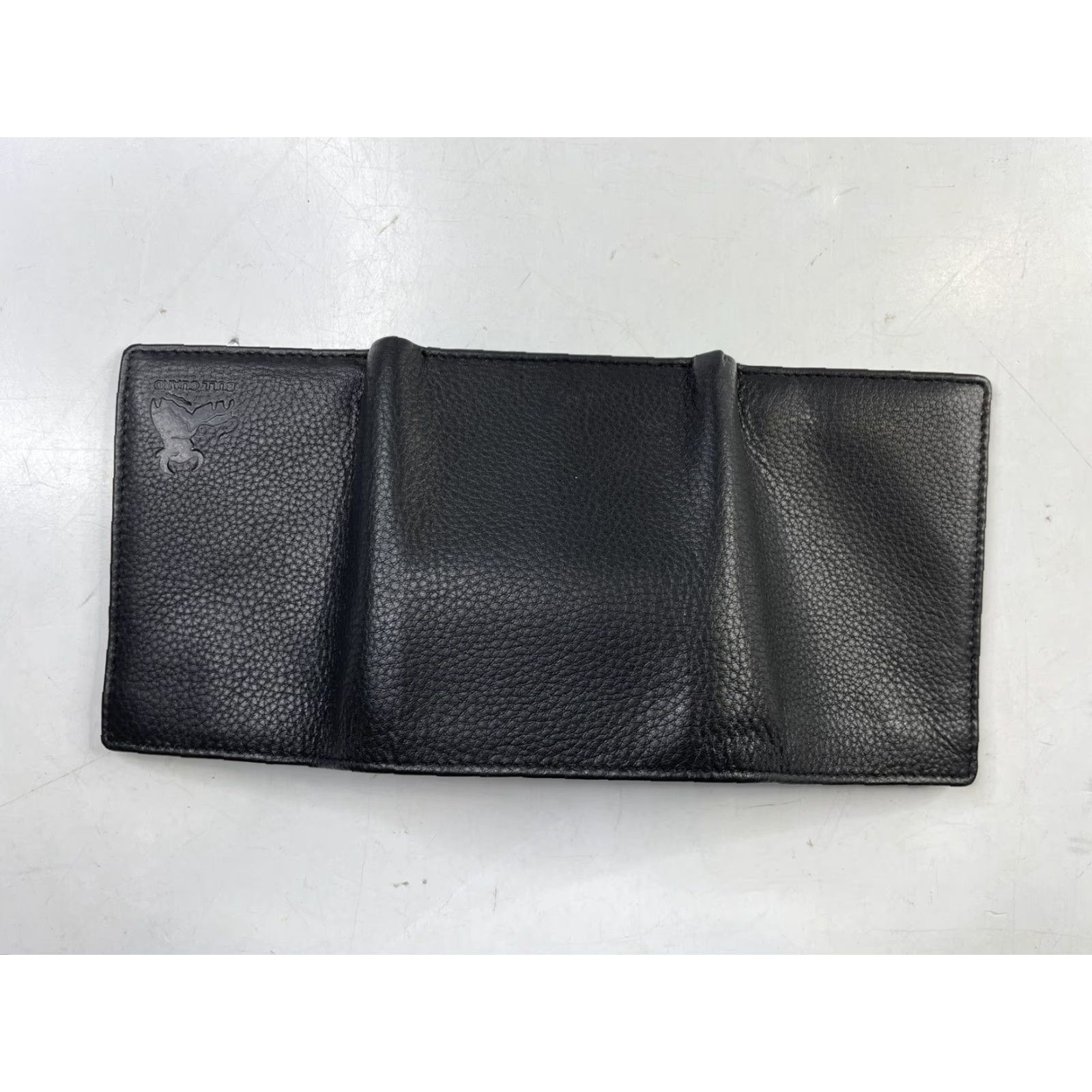 Greats BULL GUARD Leather Men's RFID Trifold Wallet Black Outdoor ID Great Outdoor Wallet Trifold Mens Leather Wallet Size ONE SIZE - 4 Thumbnail