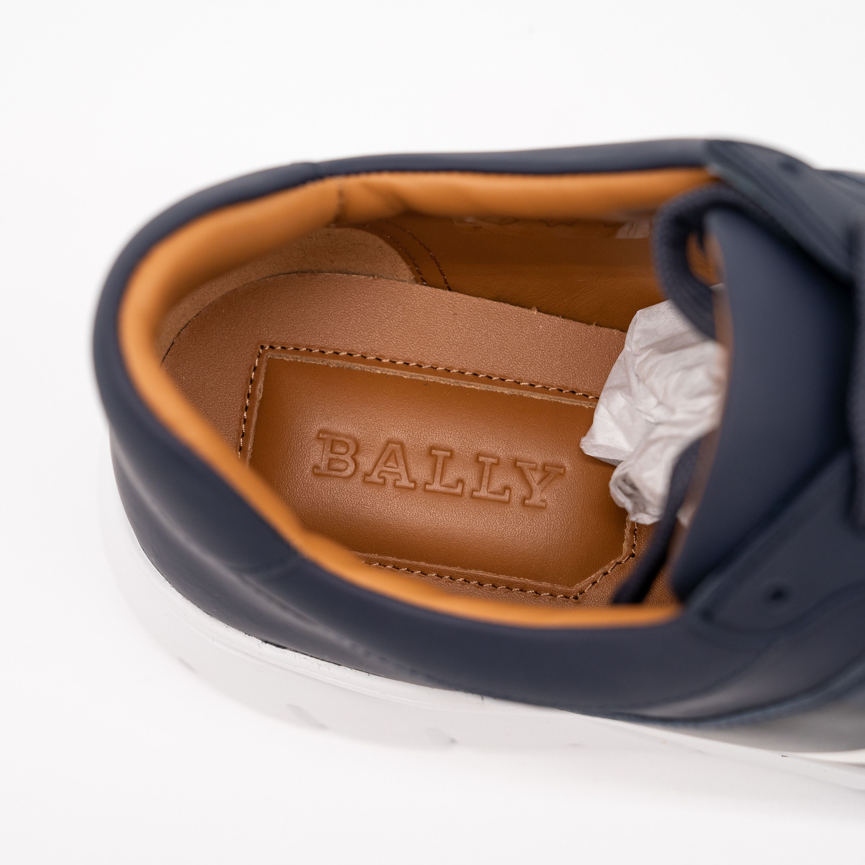 Bally 12 Bally Bronnye Blue Navy Sneakers Leather White Size US 12 / EU 45 - 10 Thumbnail