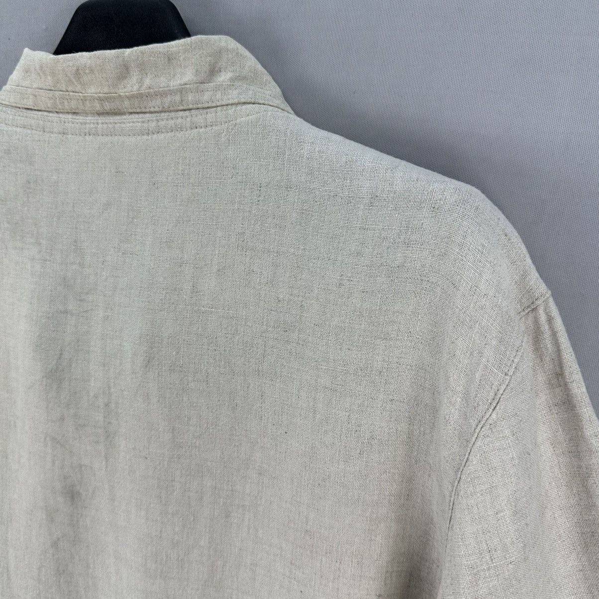 Gianni Valentino Vintage Gianni Lo Giudice Milano Hemp Pullover Jacket Size US M / EU 48-50 / 2 - 5 Thumbnail
