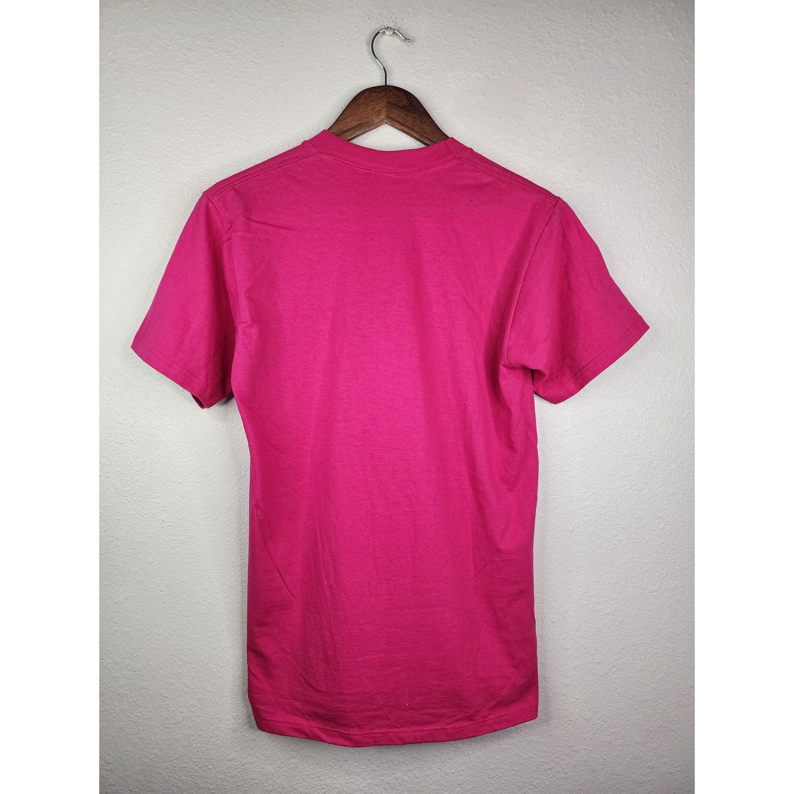 Jerzees × Vintage 90s Idaho Floral Bird Graphic Tee Vibrant Pink Cotton Top Size M / US 6-8 / IT 42-44 - 7 Thumbnail