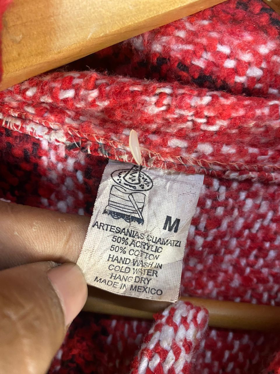 Other × Vintage Vintage Mexican Baja wool hoodie Size US M / EU 48-50 / 2 - 5 Thumbnail