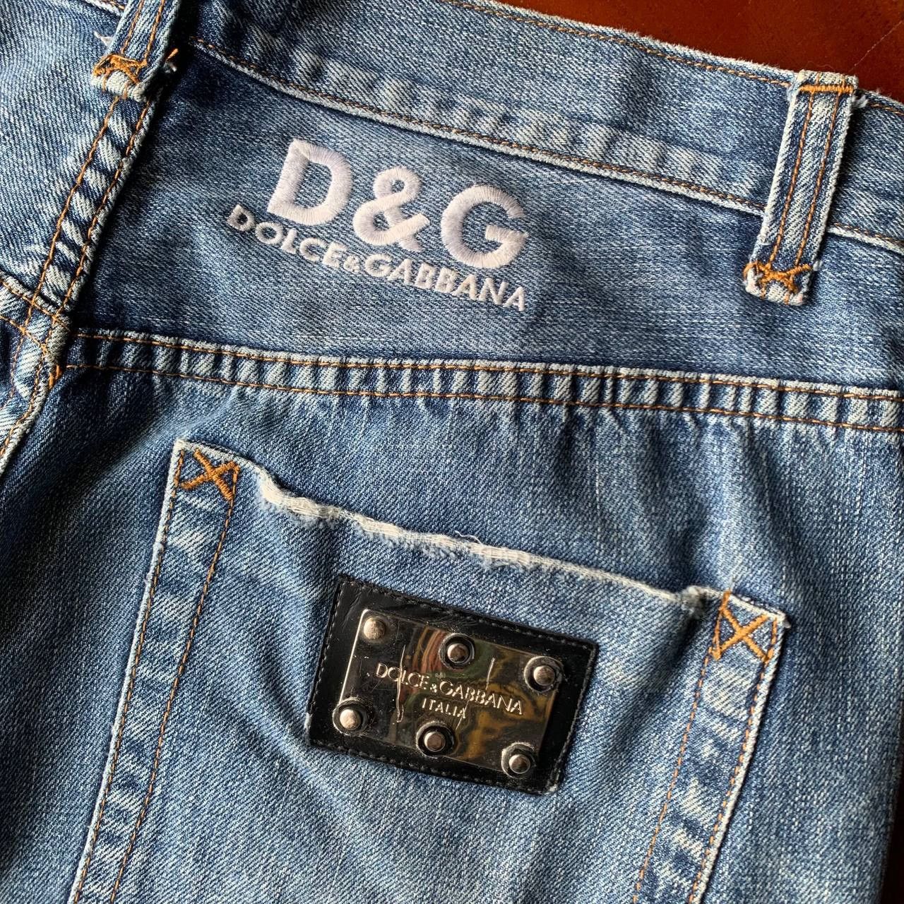 Dolce & Gabbana Vintage Dolce & Gabbana D&G Steel Pocket Blue Denim Pants Size US 35 - 4 Thumbnail