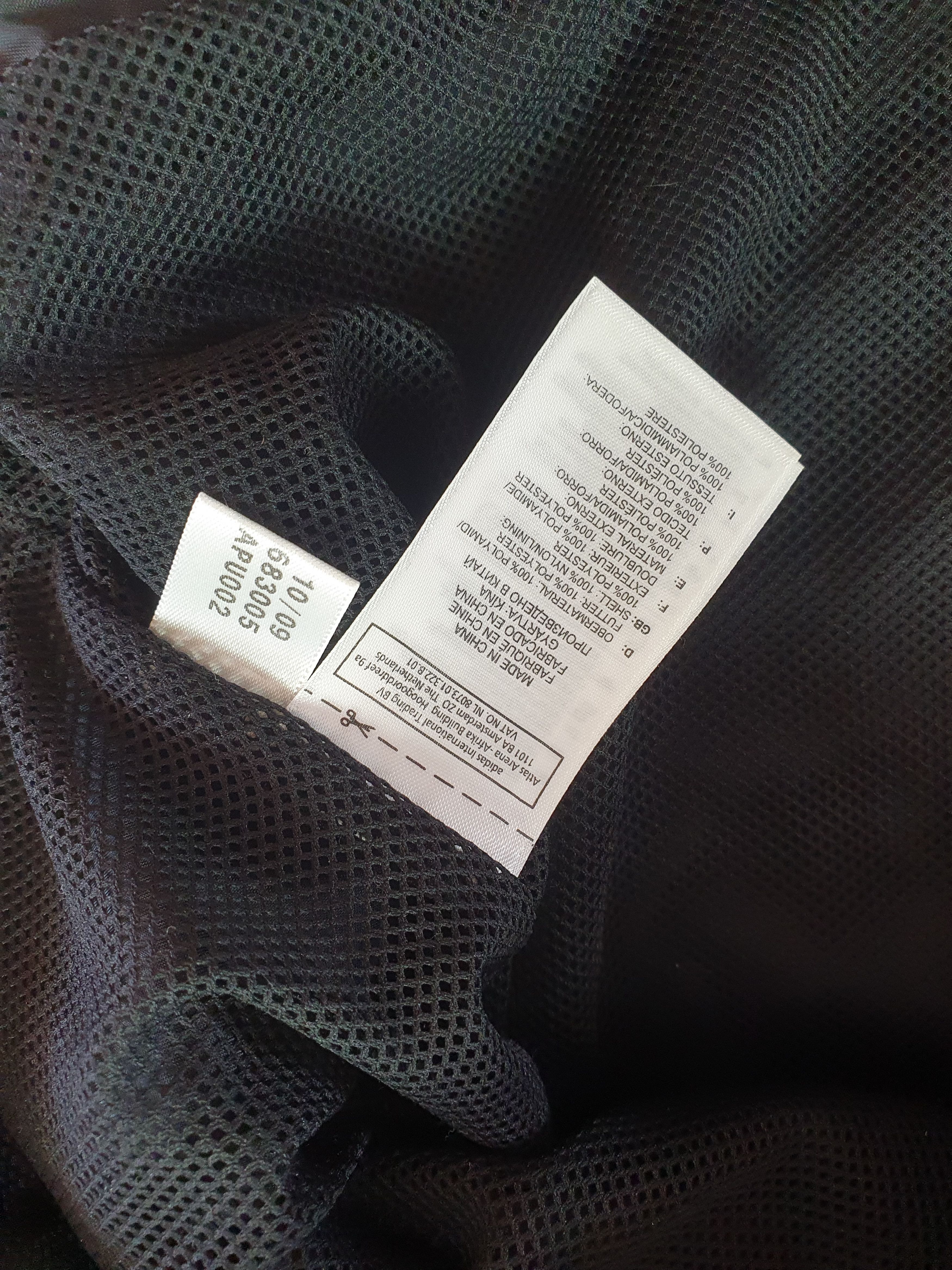 Adidas VINTAGE WOMENS ADIDAS BLACK WHITE LIGHTWEIGHT SPORT JACKET Size L / US 10 / IT 46 - 8 Thumbnail