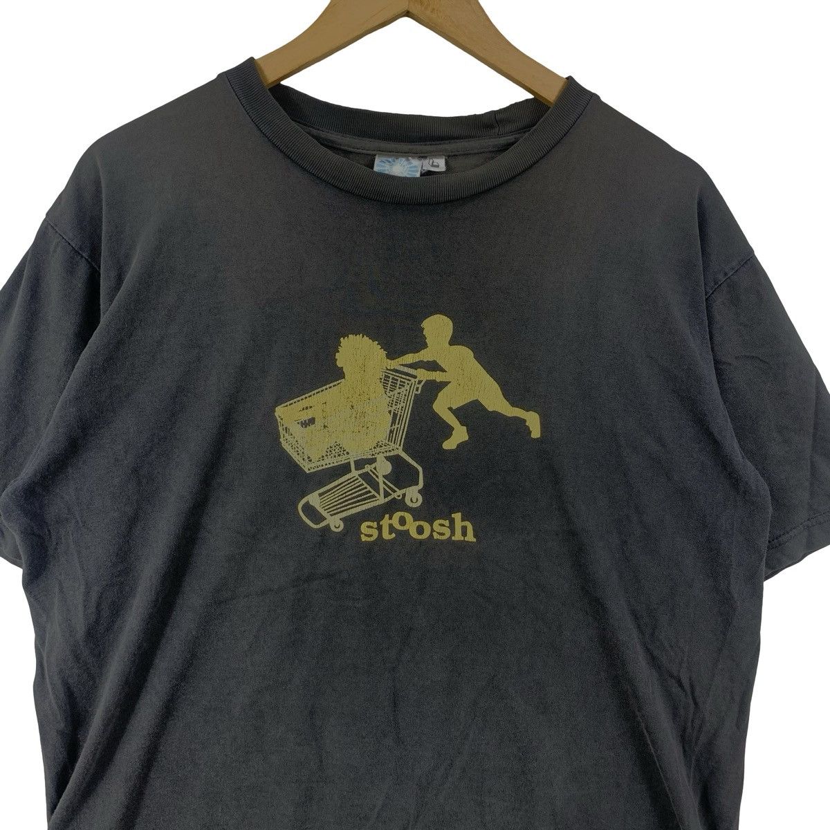 Vintage Vintage Stoosh Graphic T-Shirt Shopping Cart Logo Tee Size US L / EU 52-54 / 3 - 6 Thumbnail