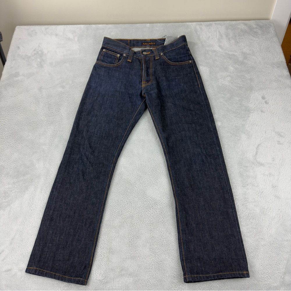 Nudie Jeans Nudie Men's Size 30x28 NJ2000 Average Joe Dry Heavy 100% Co Size US 30 / EU 46 - 4 Thumbnail