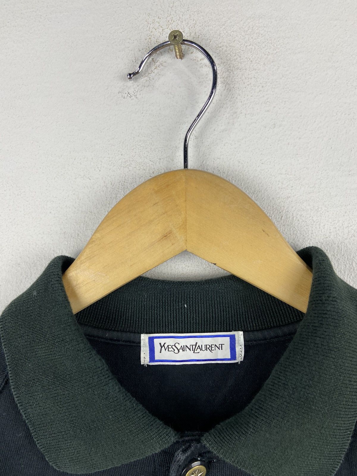 Yves Saint Laurent VINTAGE YVEST SAINT LAURENT PULLOVER COLLARED SWEATER Size M / US 6-8 / IT 42-44 - 5 Thumbnail