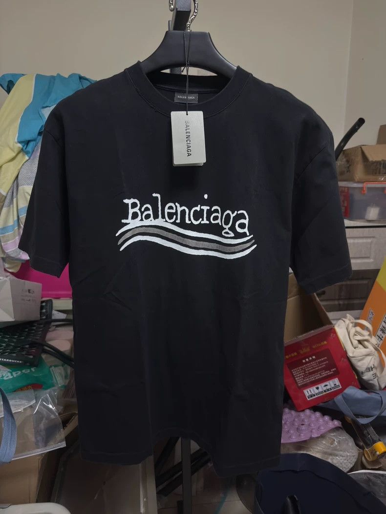 Balenciaga Balenciaga Black Graffiti Coke T-shirt - dmc Size US XXS / EU 40 - 1 Thumbnail