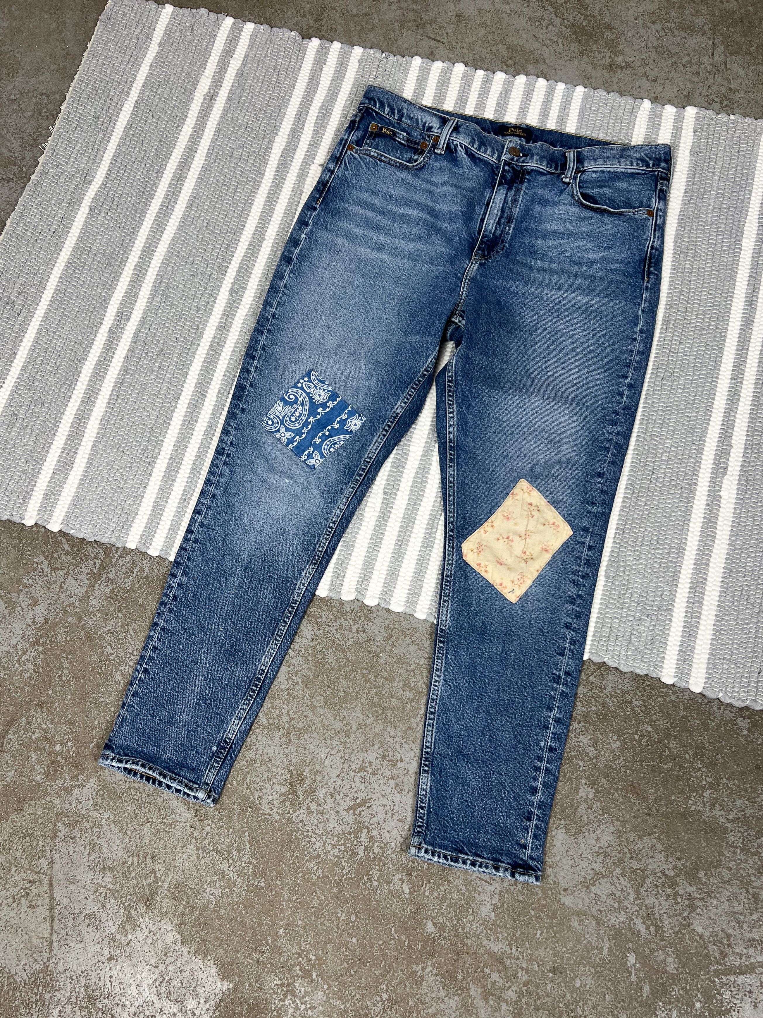 Polo Ralph Lauren Polo Ralph Lauren Skinny Blue Denim Jeans Size US 32 / EU 48 - 1 Thumbnail