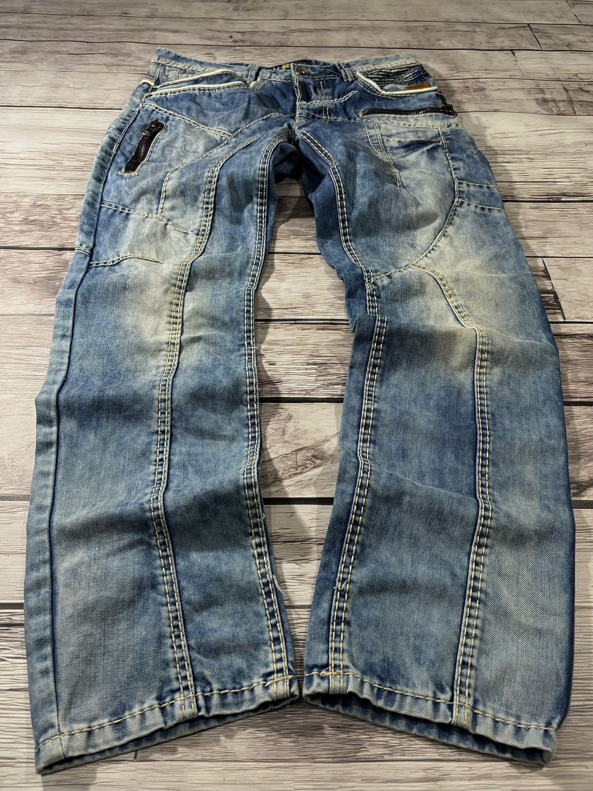 Hysteric Glamour 💥 HYSTERIC GLAMOUR BALENCIAGA STYLE JAPANESE JEANS Size US 32 / EU 48 - 1 Thumbnail
