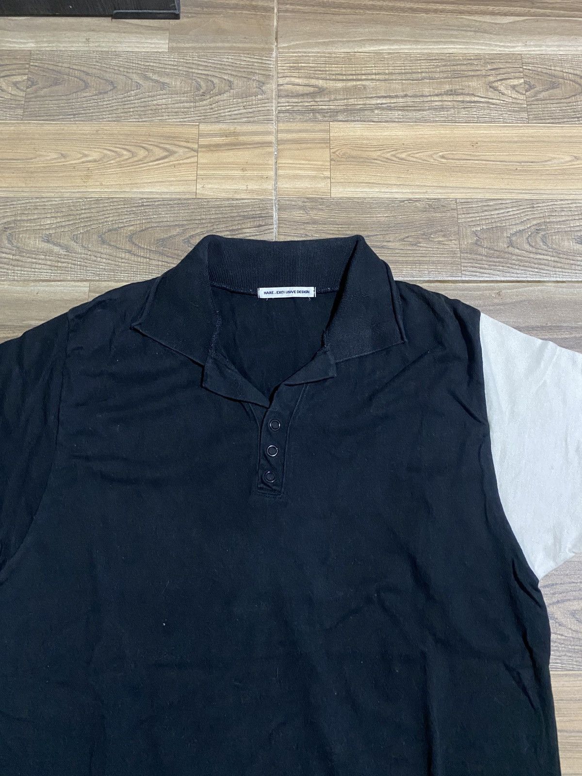 Japanese Brand × Vintage BLACK AND WHITE HARE EXCLUSIVE DESIGN POEM UNISEX SHIRT Size US M / EU 48-50 / 2 - 5 Thumbnail