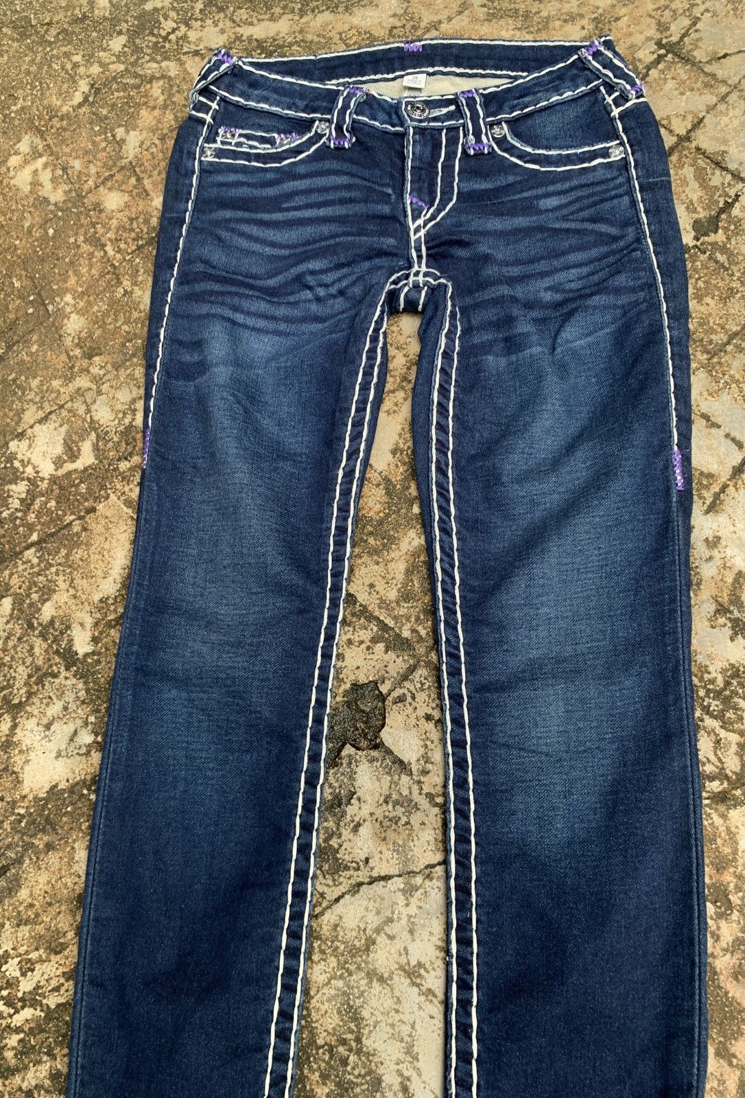 True Religion y2k True Religion Iconic Indigo Jeans Legging Size 25" / US 0 / IT 36 - 5 Thumbnail