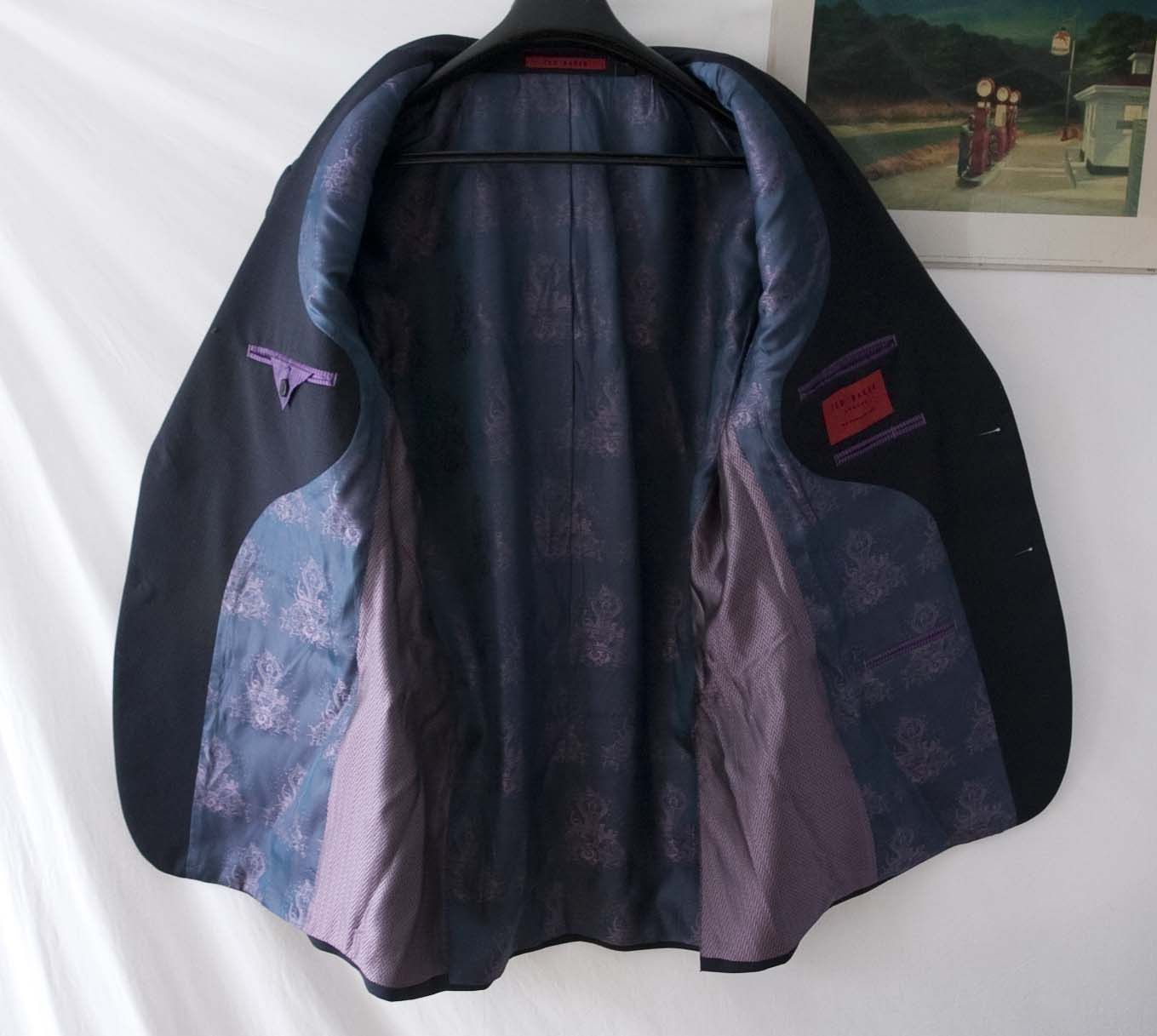 Ted Baker Ted Baker Jacket Sport Coat No Ordinary Joe Size 42R Wool Size 42R - 2 Thumbnail