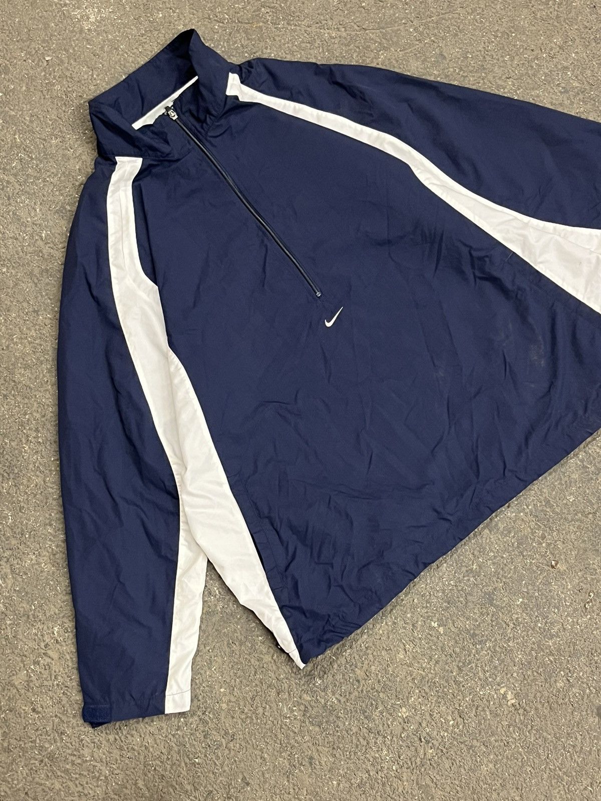 Nike × Vintage Nike center swoosh lightweight jacket drill hype rare y2k Size US XXL / EU 58 / 5 - 1 Thumbnail