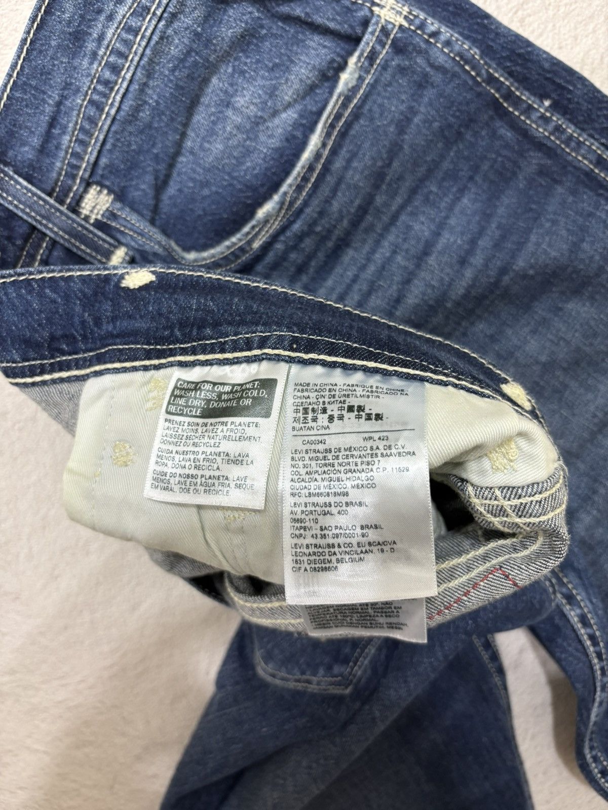Kapital Vintage Levis Red japan Denim pants Size US 34 / EU 50 - 6 Thumbnail
