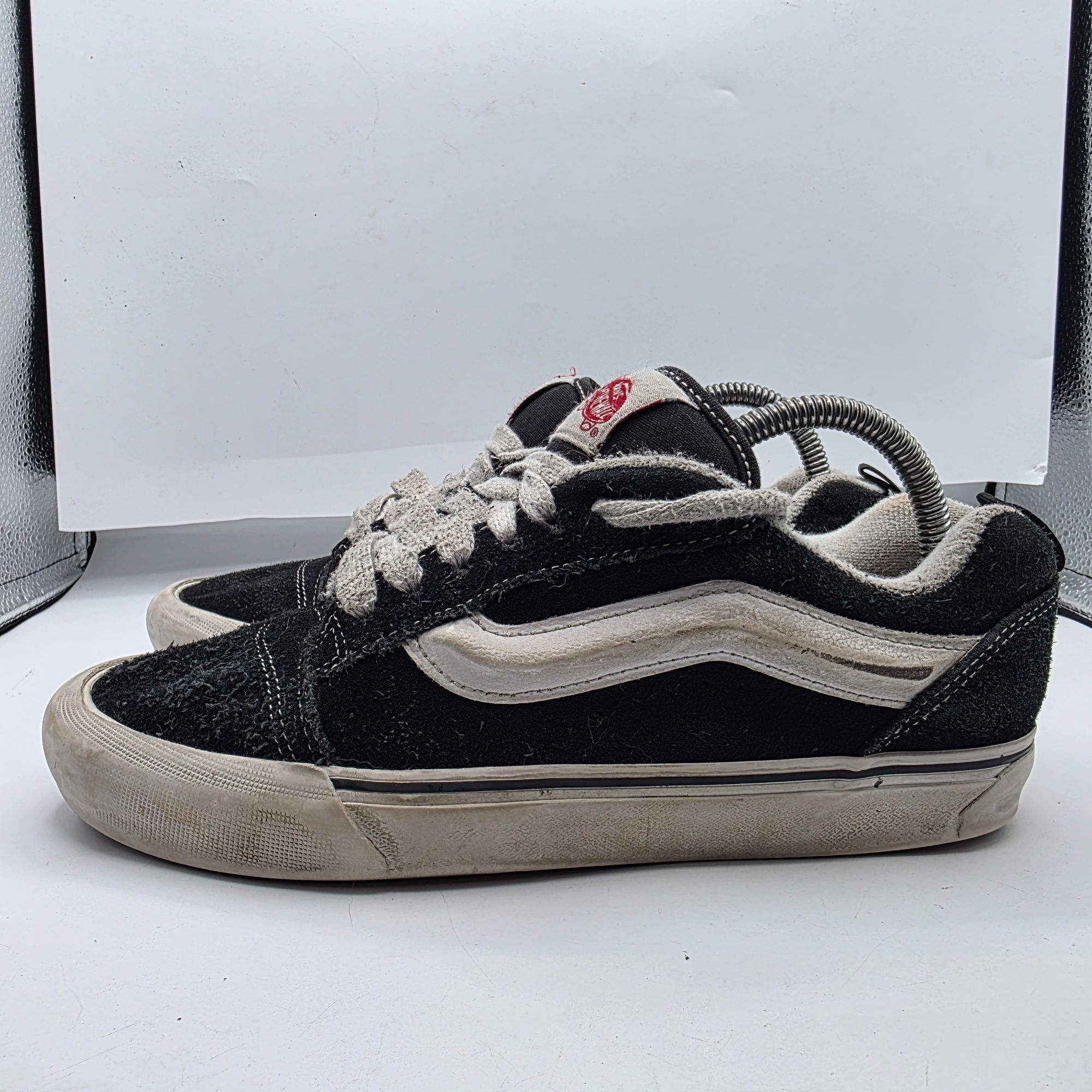 Vans Vans Knu Skool Mens Size 7.5 Black White Suede Chunky Skate Size US 7.5 / EU 40-41 - 13 Thumbnail