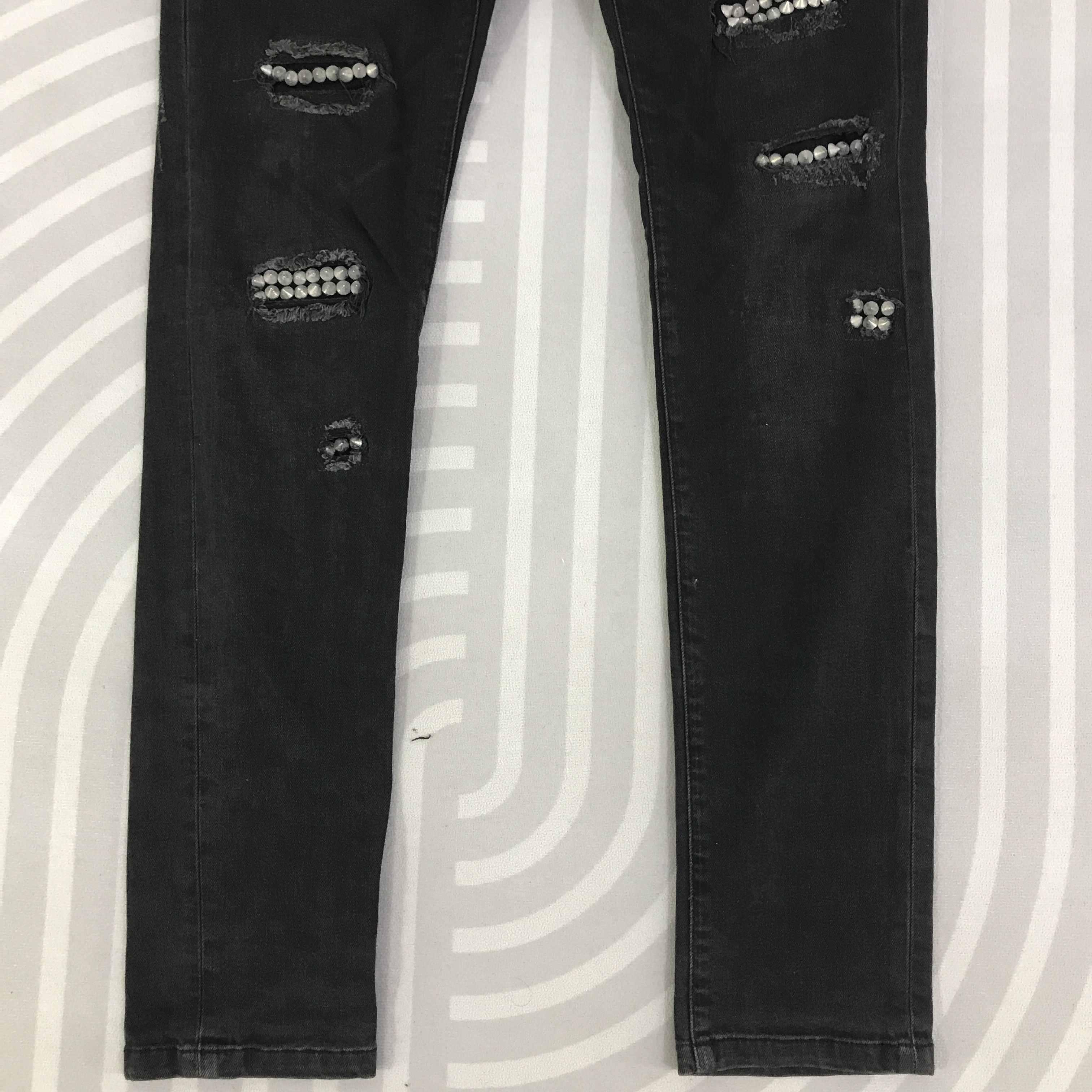 Japanese Brand Vintage The New Designers Punk Jeans K130B20 Size US 31 - 3 Thumbnail