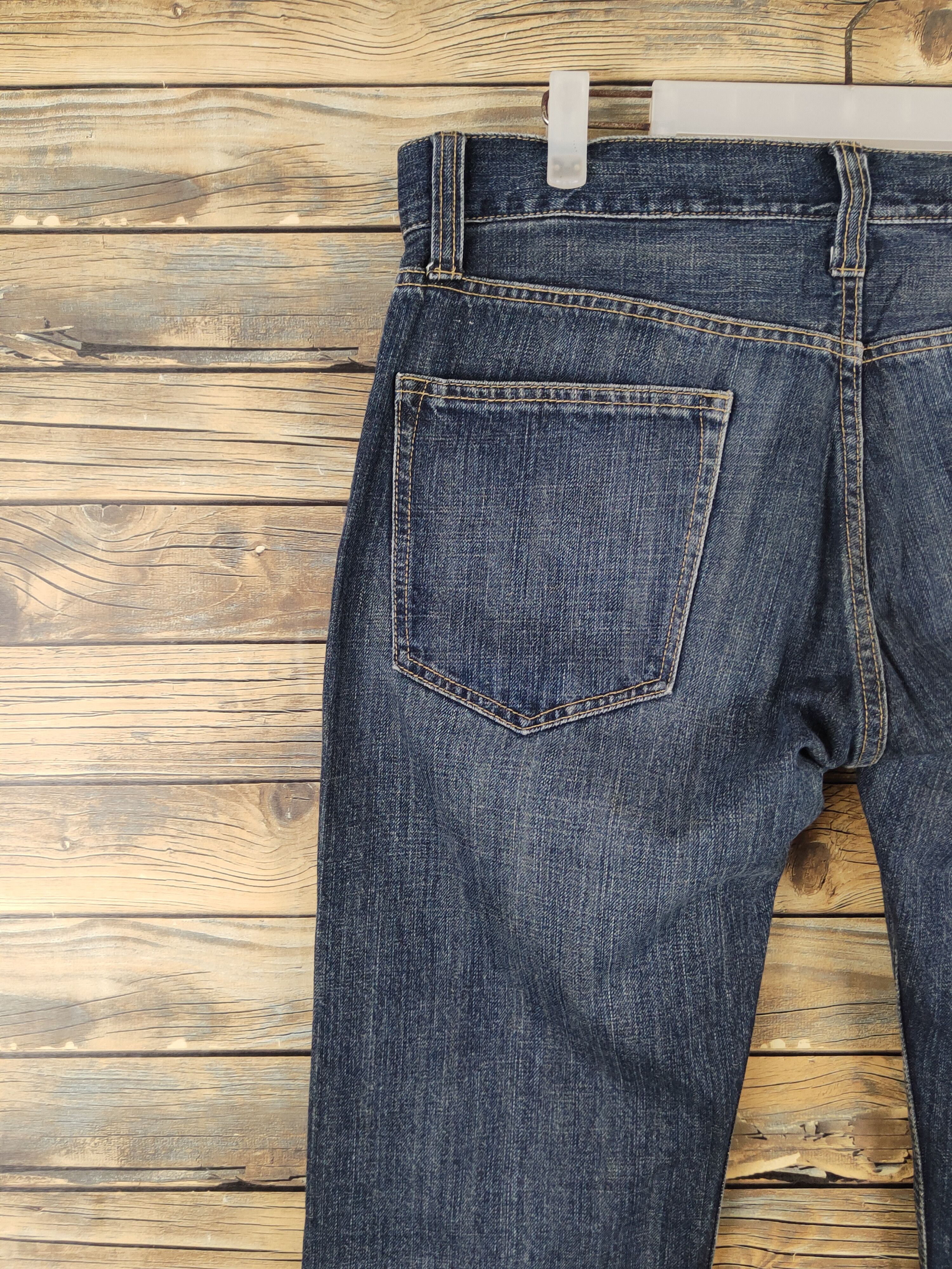 Japanese Brand Japanese Brand Dark Blue Distressed Ripped Jeans #W1397 Size US 34 / EU 50 - 9 Thumbnail
