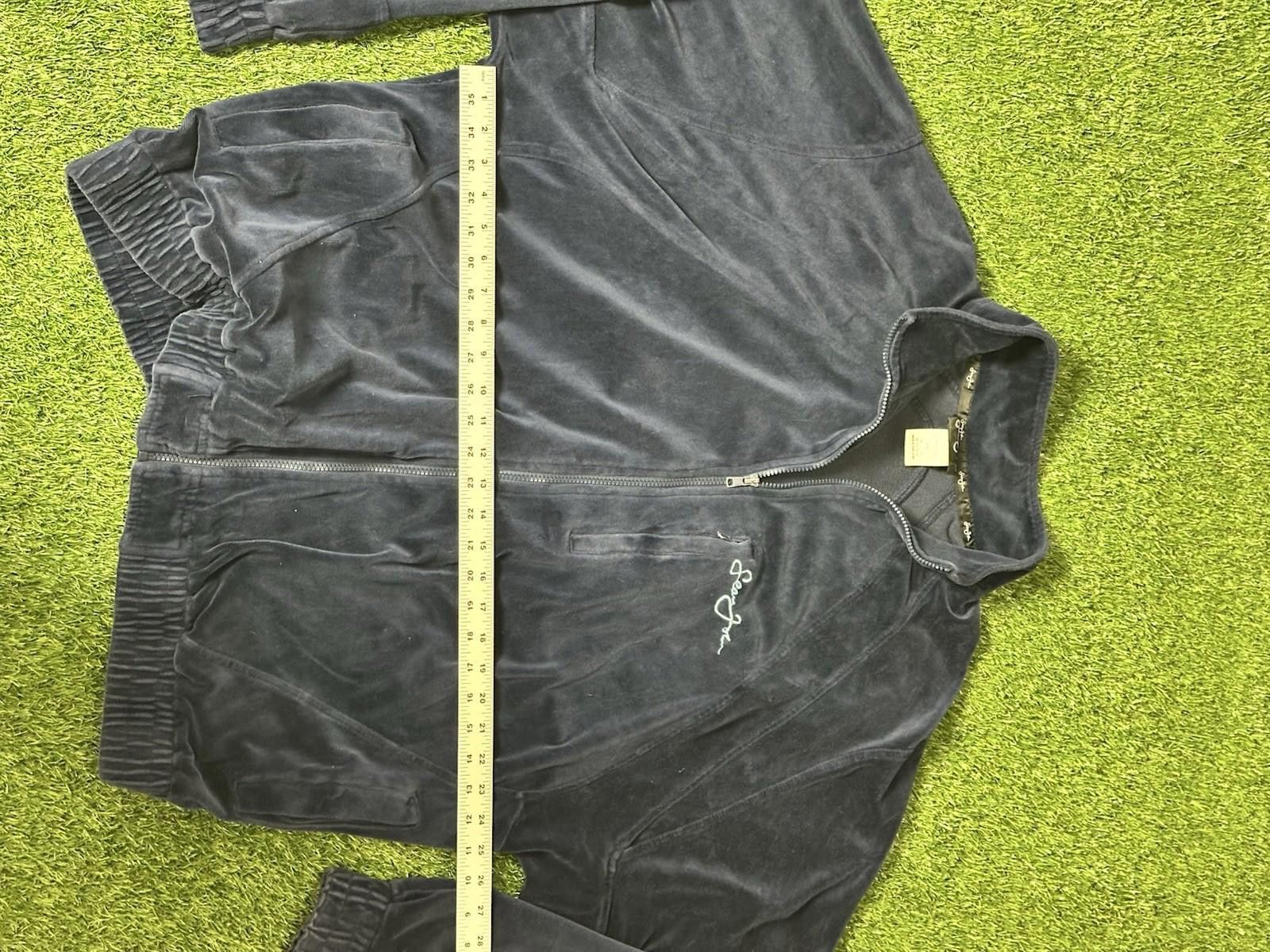 Designer Sean John Velour Track Jacket Blue XXL Size US XXL / EU 58 / 5 - 3 Thumbnail