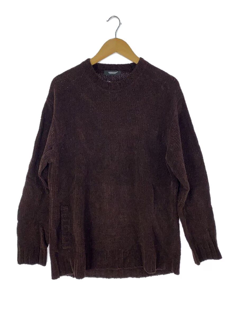 Undercover Undercover Cotton Knit Sweater Bordeaux Size US M / EU 48-50 / 2 - 1 Thumbnail