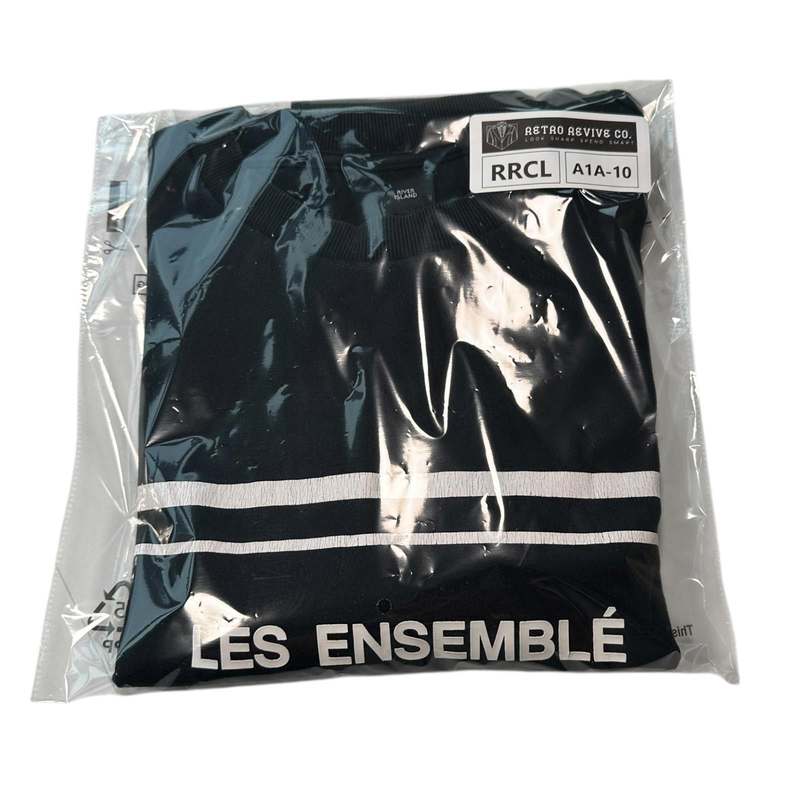 Other River Island T-Shirt Men's UK Size XL Black Les Ensemble Size US M / EU 48-50 / 2 - 9 Thumbnail