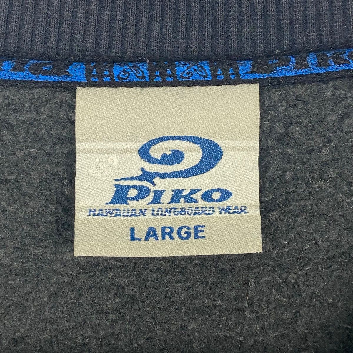 Vintage Vintage Piko Hawaiian Crewneck Sweatshirt Black Size L Size US L / EU 52-54 / 3 - 10 Thumbnail