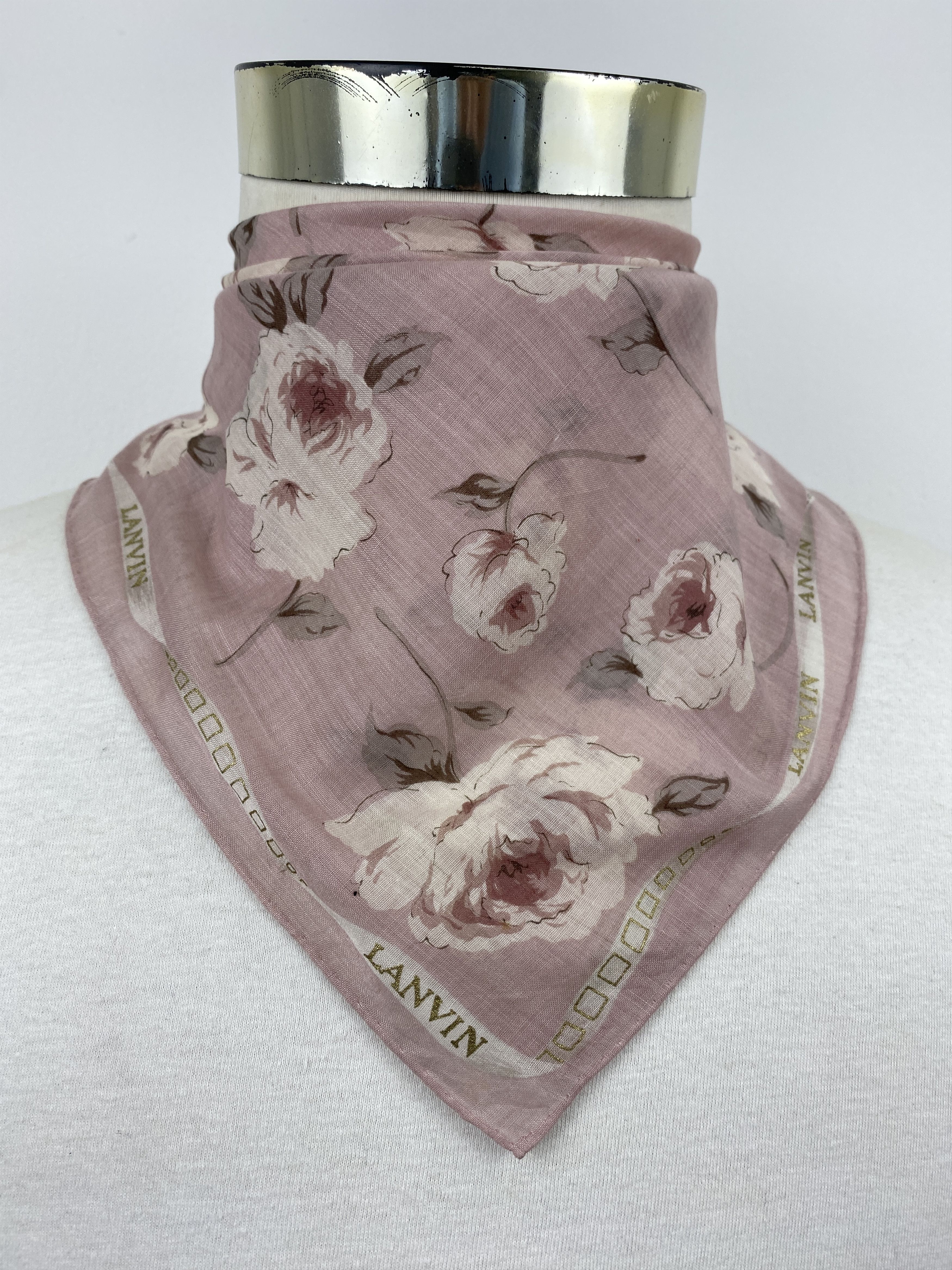 Lanvin Lanvin Handkerchief / Bandana / Neckerchief HKC0679 Size ONE SIZE - 2 Thumbnail
