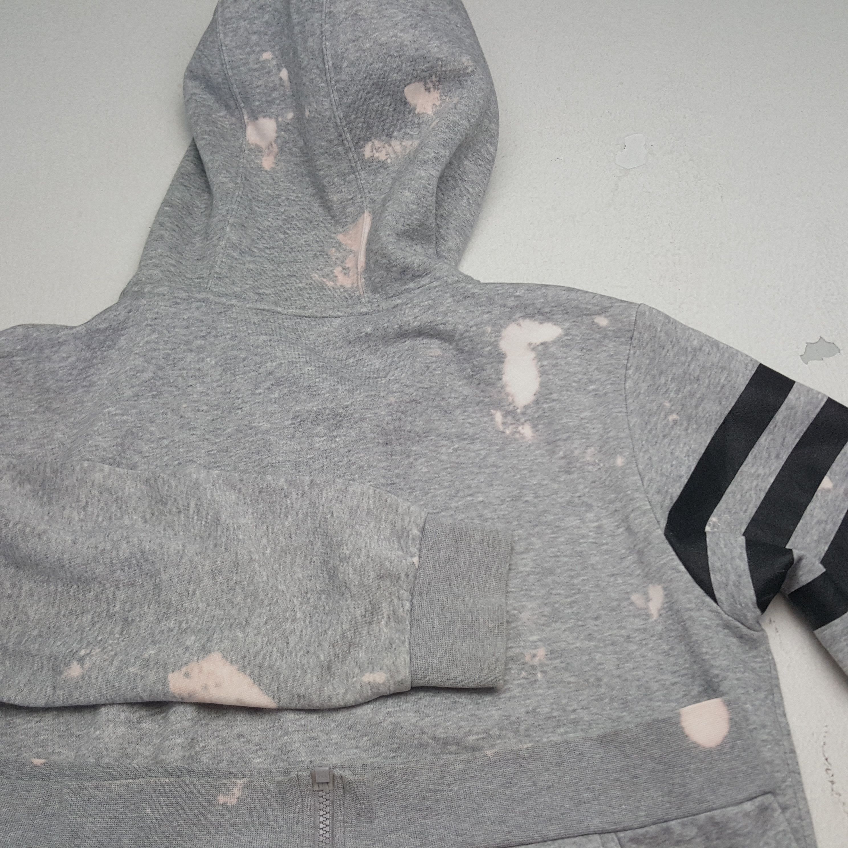 Adidas × Vintage Vintage Adidas 3 Stripes Zipper Jacket Hoodies Size US M / EU 48-50 / 2 - 10 Thumbnail