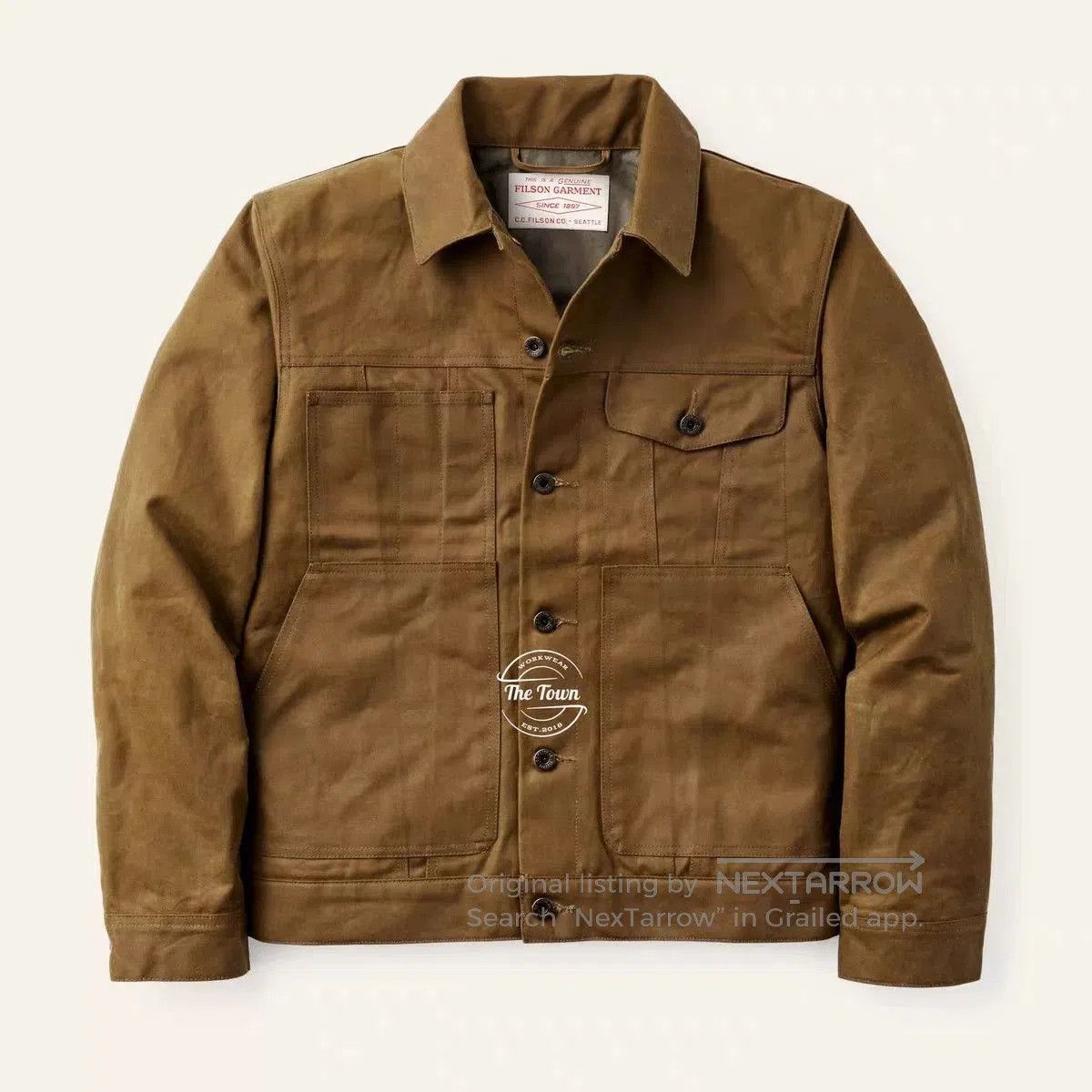 Filson Filson Cruiser Waxed Canvas Jacket. Size US L / EU 52-54 / 3 - 1 Thumbnail