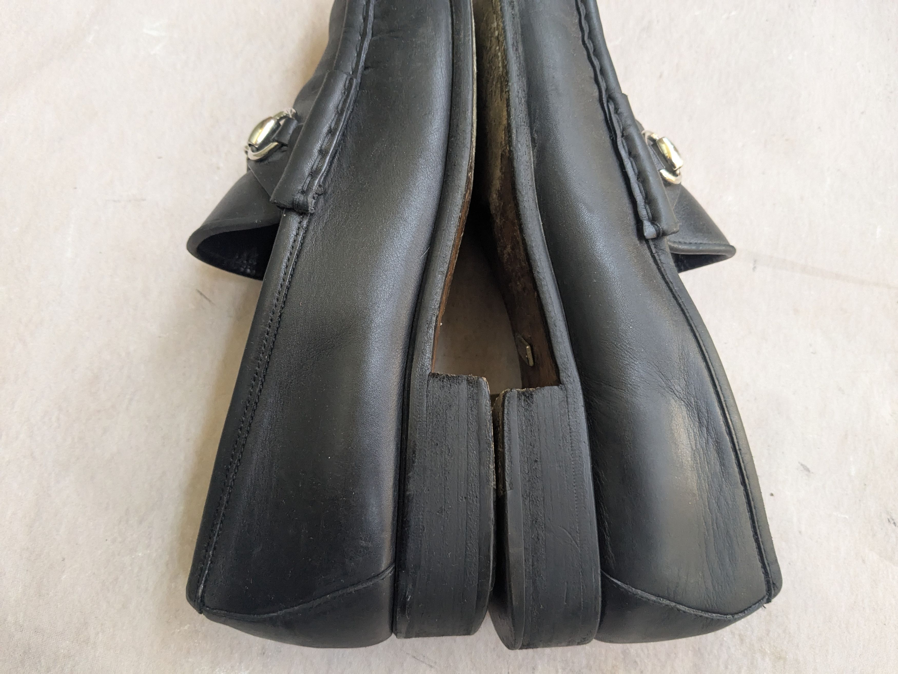 Gucci Gucci Horsebit Loafers Black 10 D Leather Snaffle Tom Ford Size US 10 / EU 43 - 10 Thumbnail