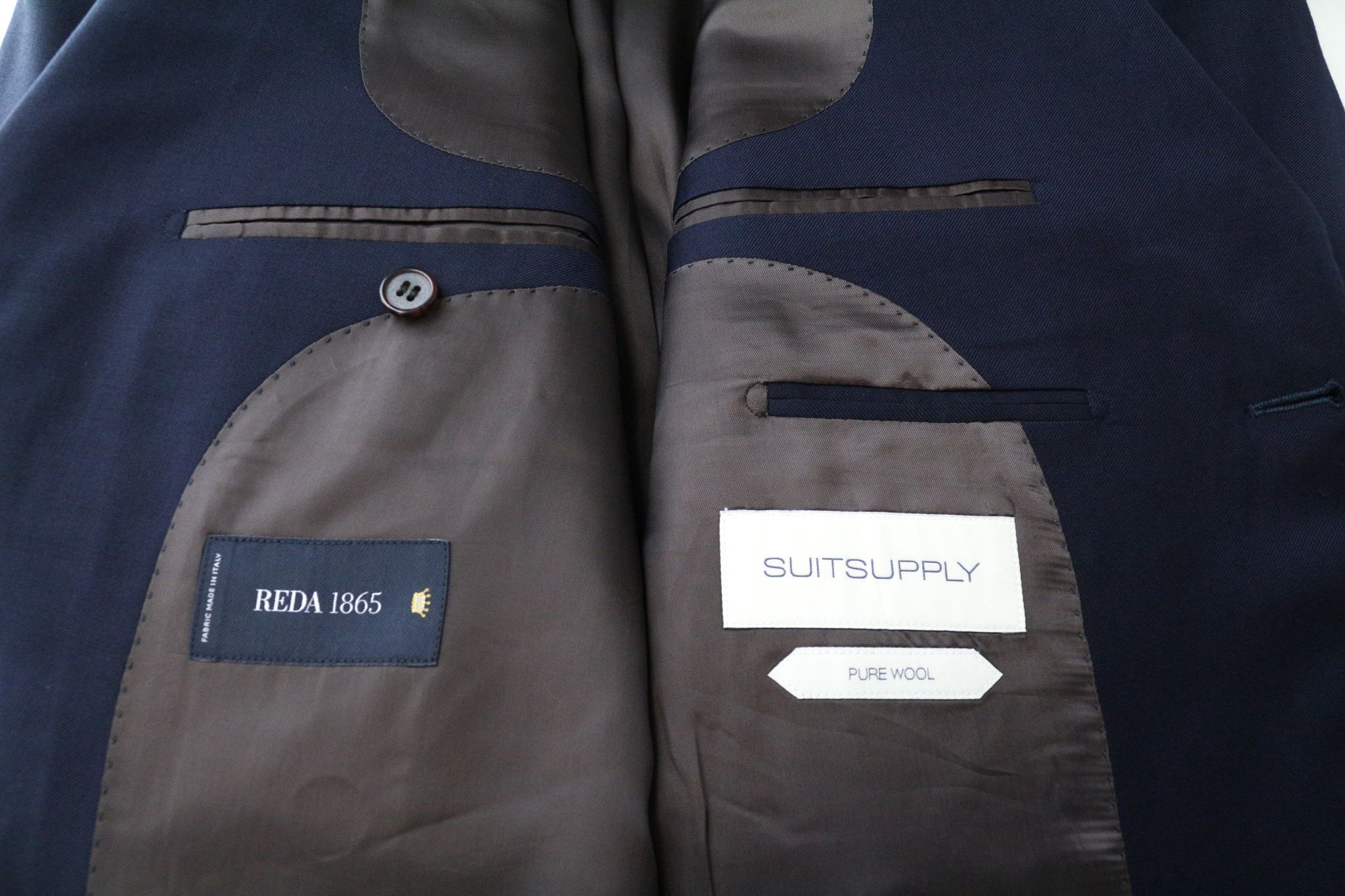 Suitsupply NAPOLI UK46S Blue Wool Single-Breasted 2 Piece Suit 75521 Size 46S - 7 Thumbnail