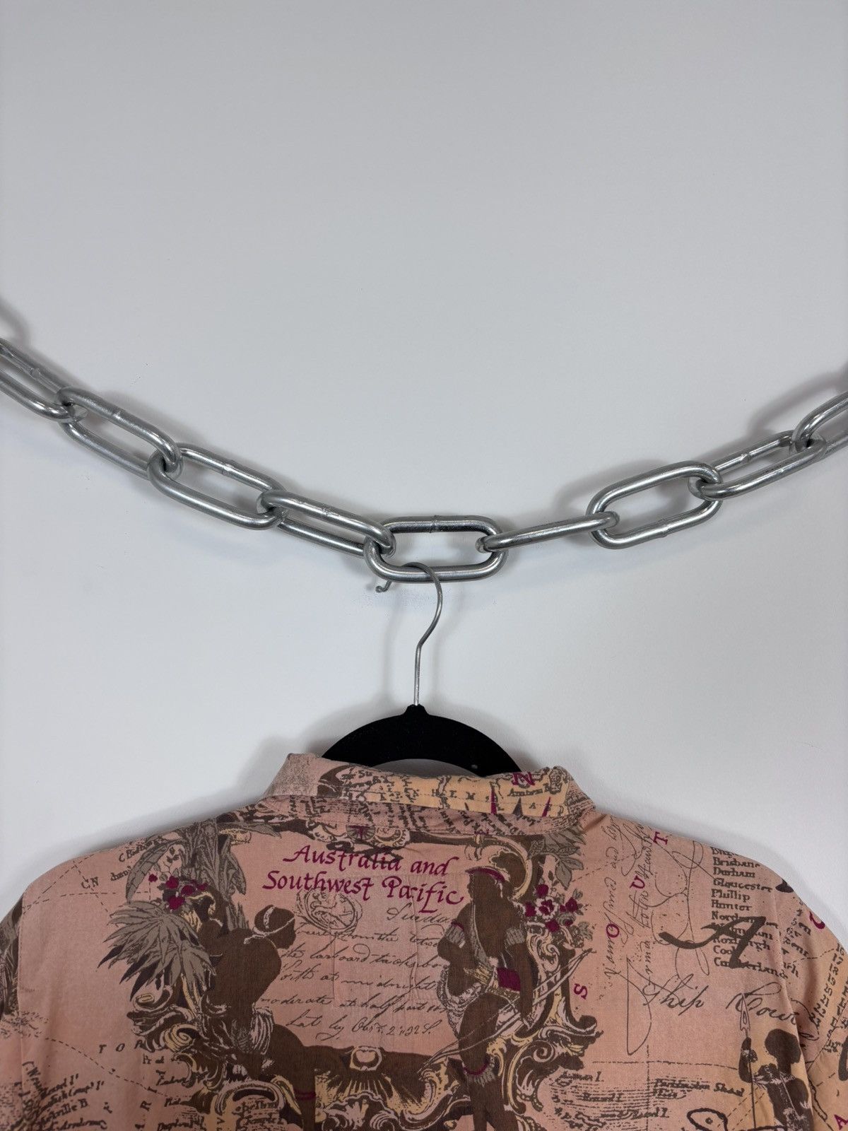 Gianfranco Ferre Vintage Gianfranco Ferre Men’s Map AOP Short Sleeve Shirt Size US XL / EU 56 / 4 - 17 Thumbnail