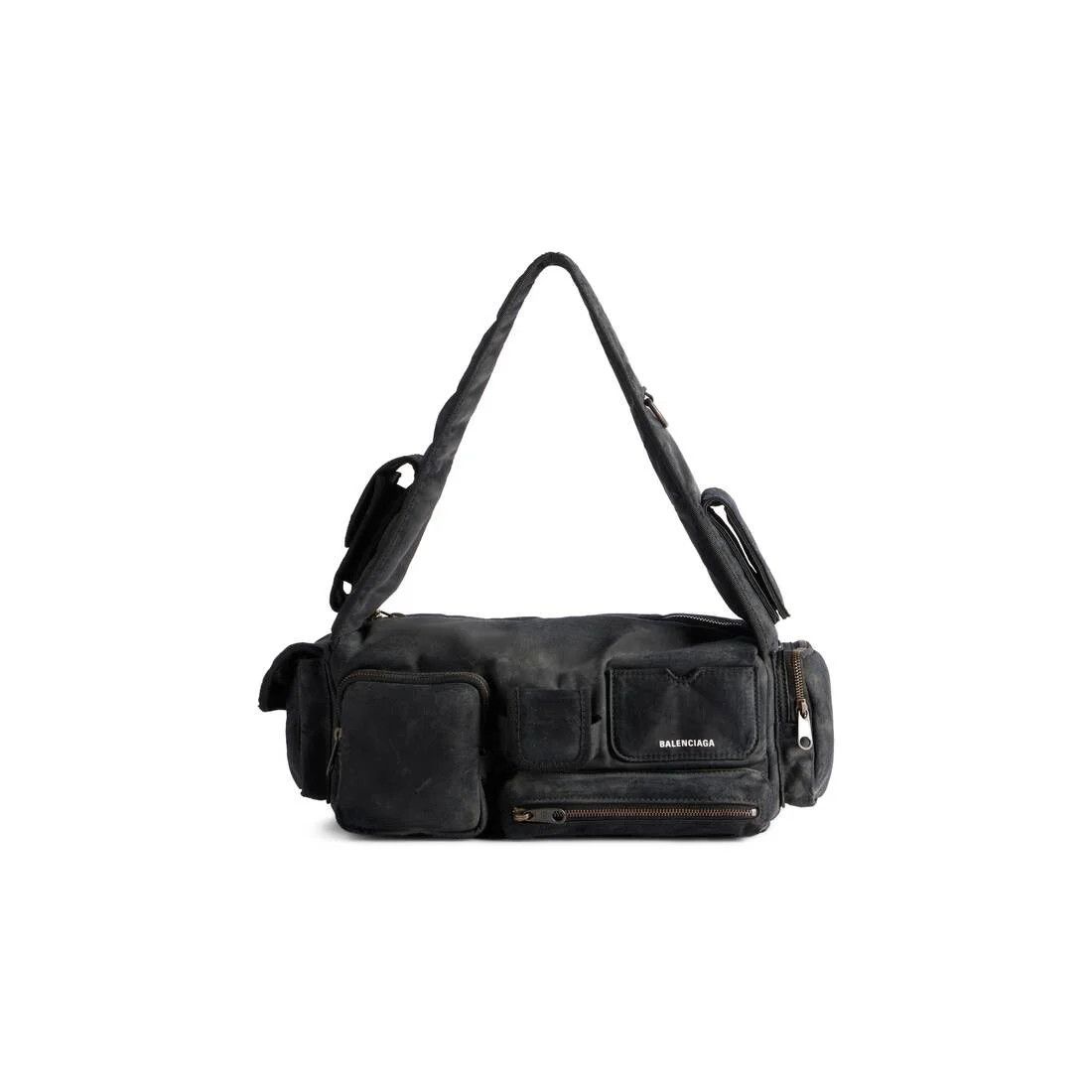 Balenciaga o1srvl11e0226 Size: OS / Superbusy Small Sling Bag in Black Size ONE SIZE - 1 Thumbnail