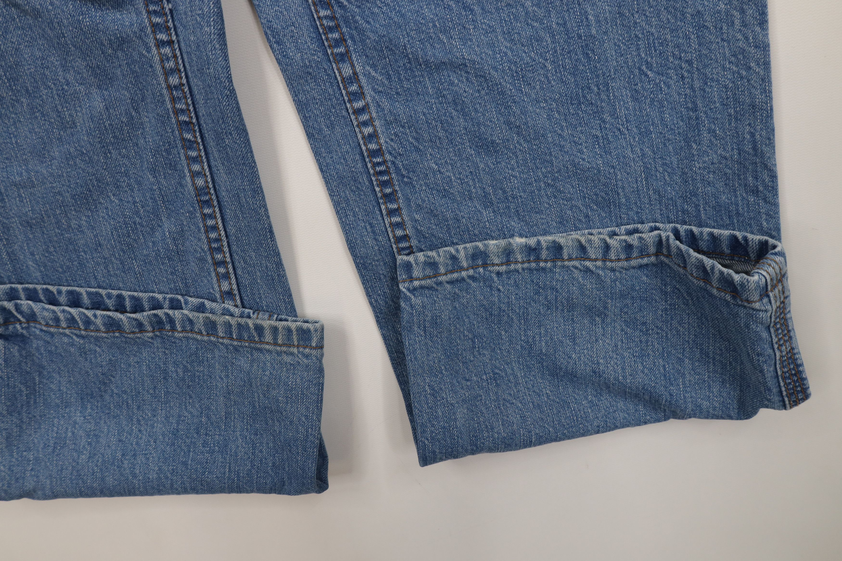 Carhartt Vintage Y2K Carhartt Spell Loose Fit Denim Jeans Blue Cotton Size US 33 - 6 Thumbnail