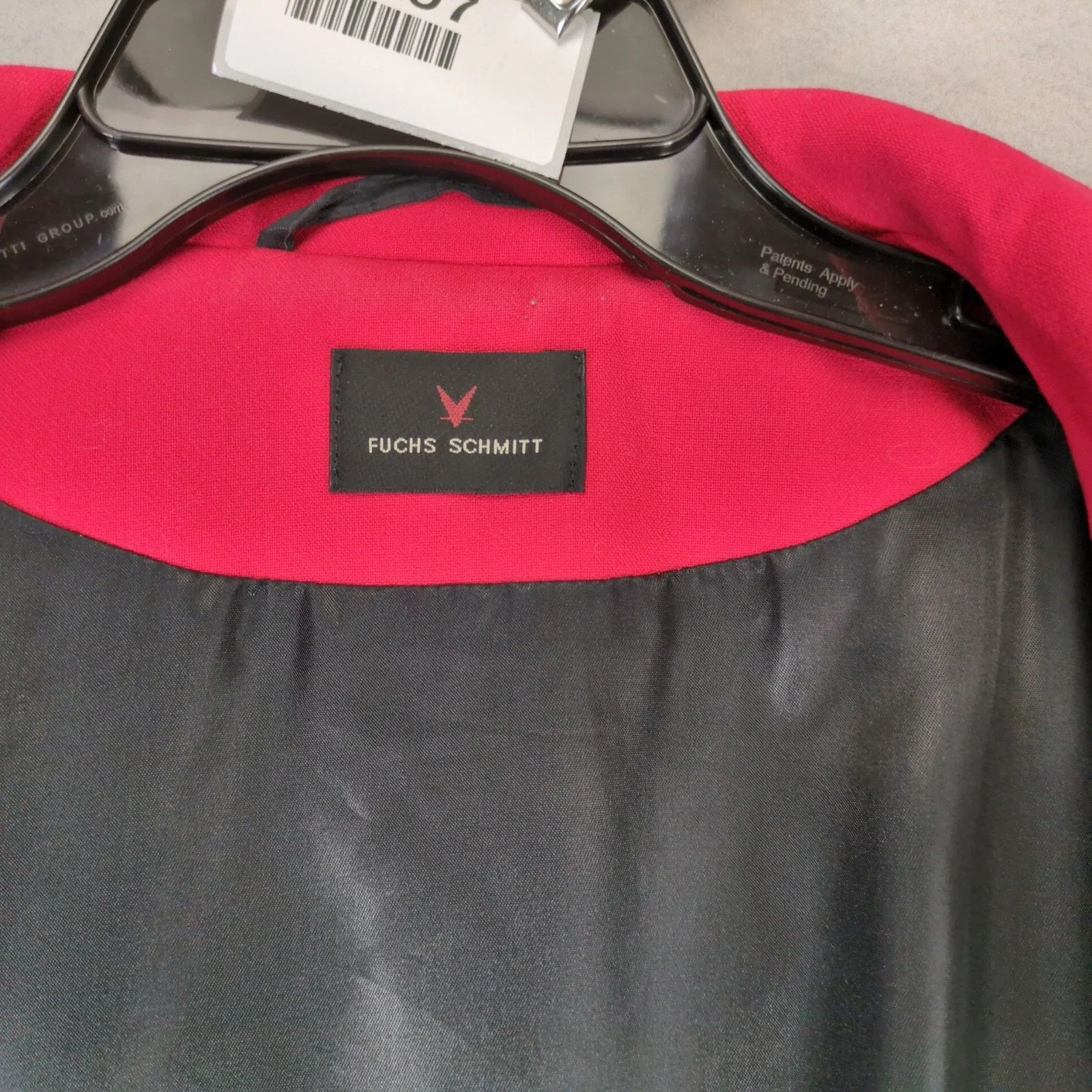 Other Fuchs Schmitt Red Pea Coat Jacket Women's US 14 Lined Button Size XL / US 12-14 / IT 48-50 - 8 Thumbnail