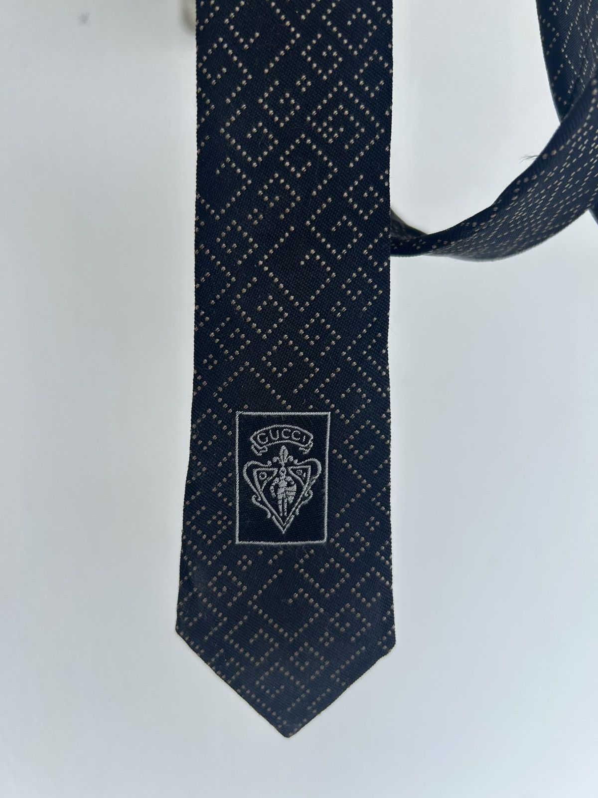 Gucci Gucci Vintage Tie Black G Monogram Size ONE SIZE - 6 Thumbnail