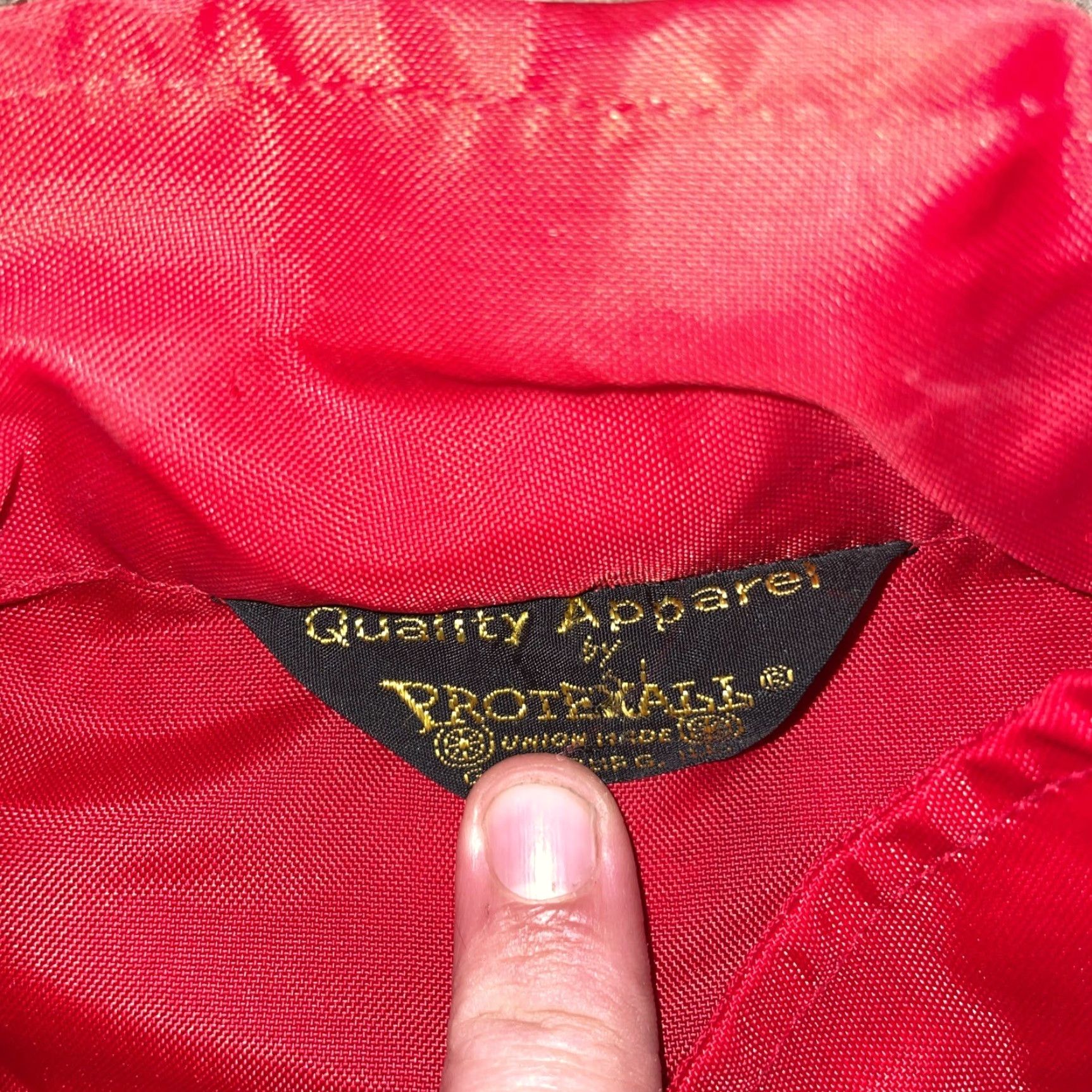 Vintage VINTAGE Red Jacket Jacket Women XL Red Lightweight Zipper ProtExall cenex VTG Size XL / US 12-14 / IT 48-50 - 3 Thumbnail