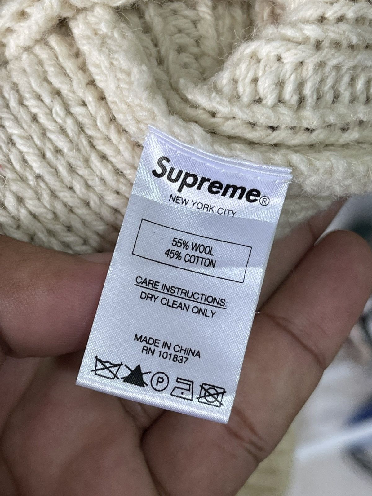 Supreme Supreme Cable Knit Cardigan Size US S / EU 44-46 / 1 - 10 Thumbnail