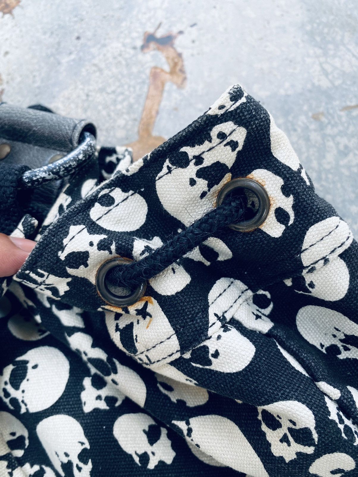 Vintage Vintage Fabric Connection Skull FullPrint Backpack Size ONE SIZE - 19 Thumbnail