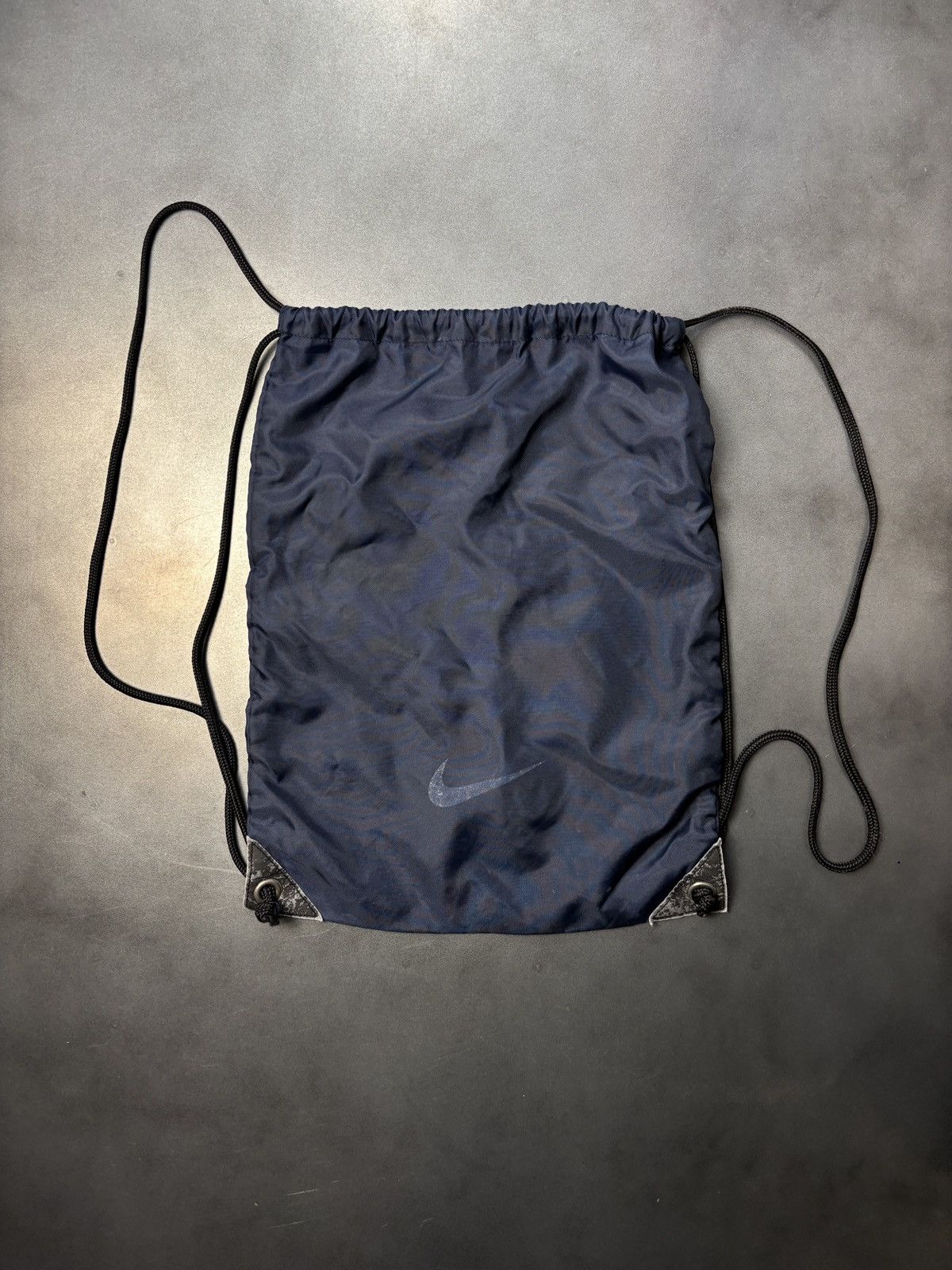 Nike × Vintage Vintage Nike Bag Drawstring Bag Knapsack 1990s 2000s Swoosh Size ONE SIZE - 2 Thumbnail