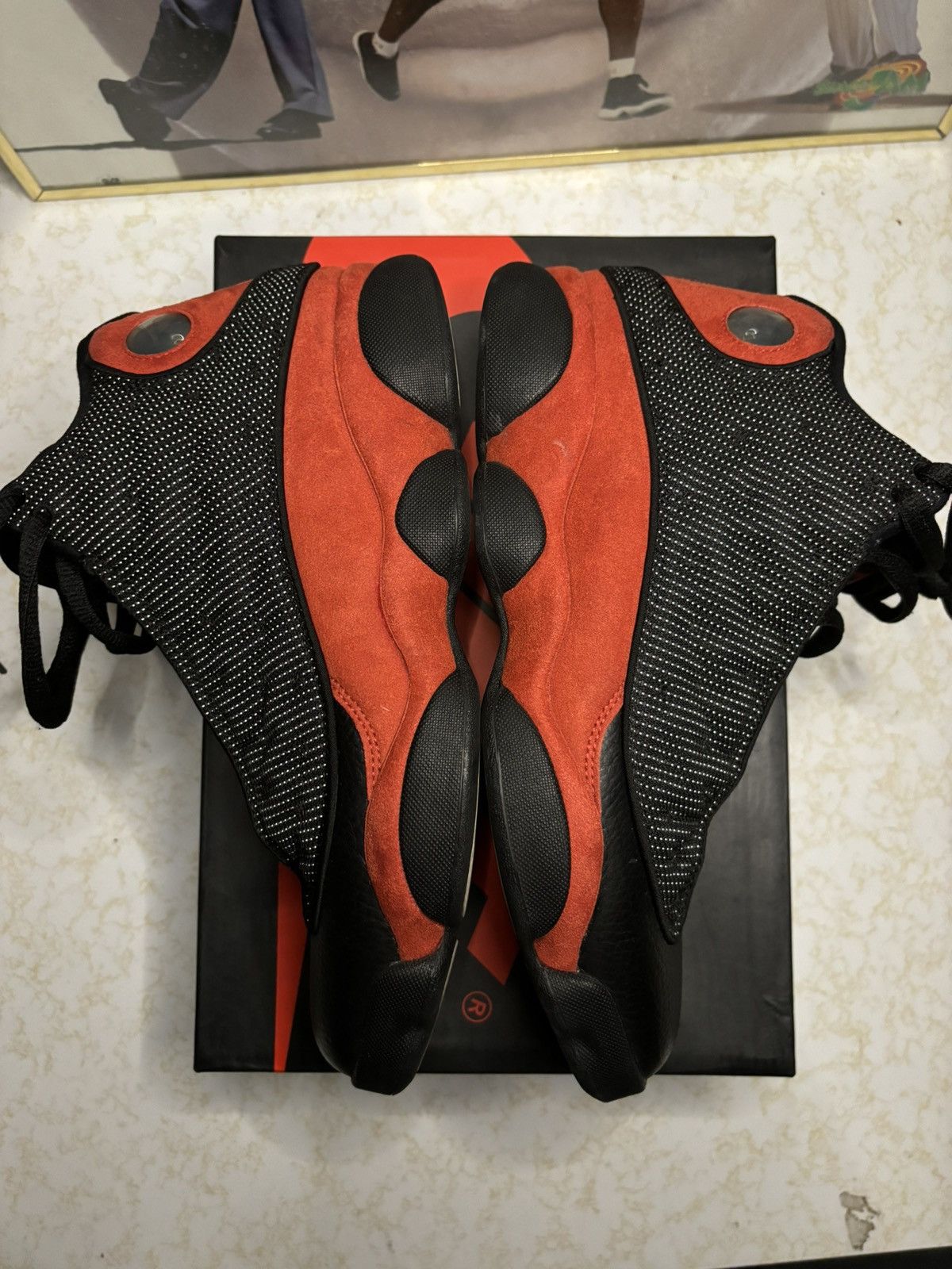 Jordan Brand Air Jordan 13 Retro 2017 Bred 2017 Size US 10.5 / EU 43-44 - 4 Thumbnail