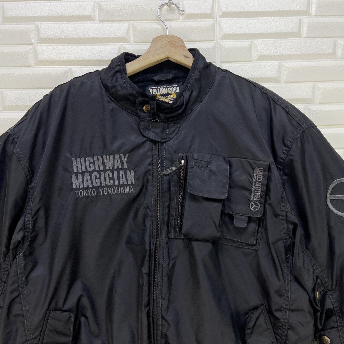 YELLOW CORN Vtg Yellow Corn Sledge Hammer Highway The 3rd Bomber Style Size US M / EU 48-50 / 2 - 7 Thumbnail
