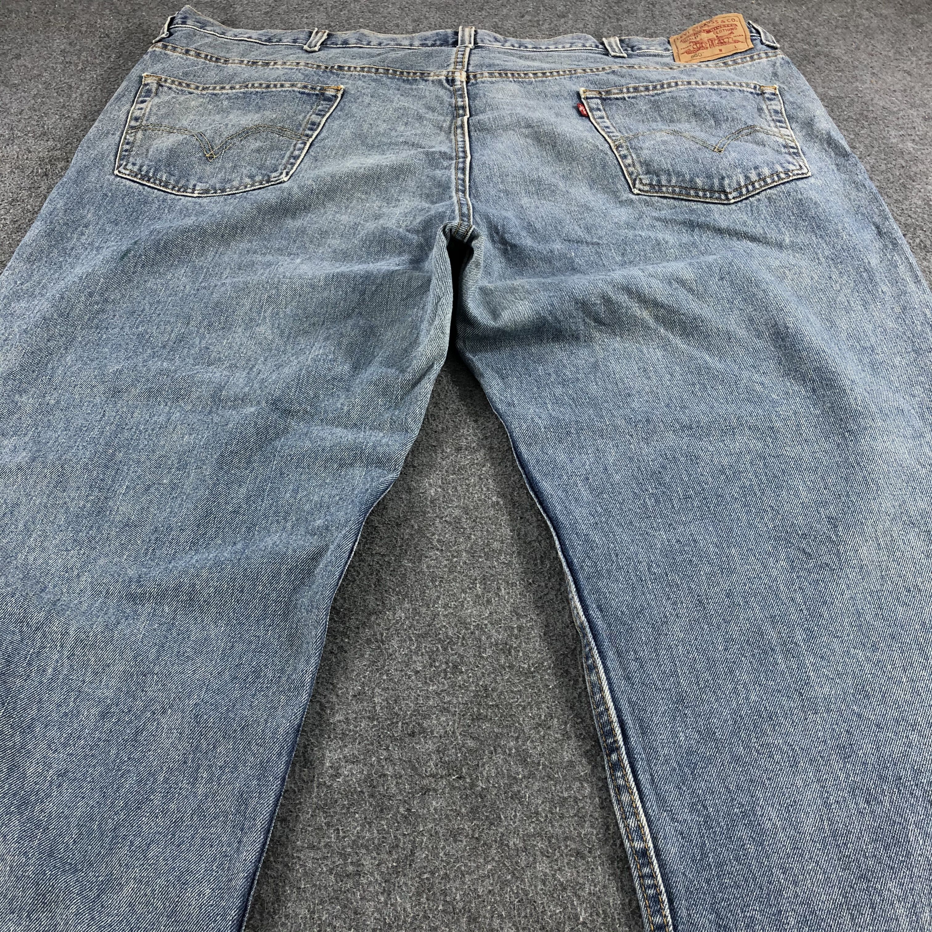 Levi's W50 Light Wash Vintage Levis 550 Jeans-J1166 Size US 44 / EU 60 - 4 Thumbnail